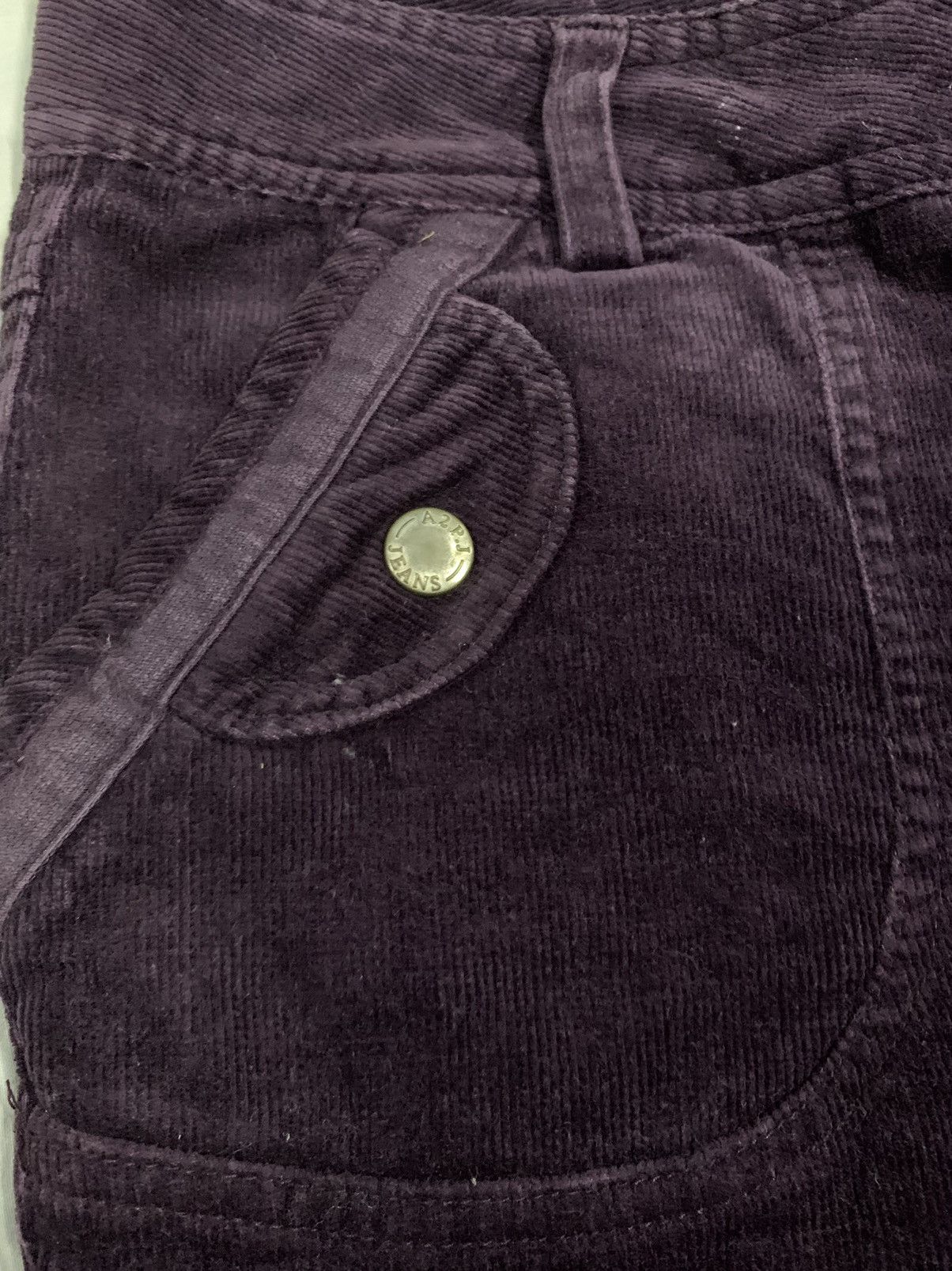 Hysteric Glamour Vintage Japanese A.2.P Velvet Low Rise Corduroy Flare Pants Size US 30 / EU 46 - 5 Thumbnail