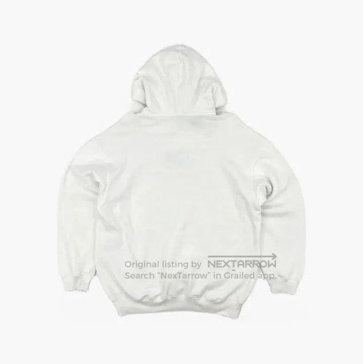 Balenciaga Balenciaga White Logo Hooded Sweatshirt Unisex. Size US XS / EU 42 / 0 - 3 Thumbnail