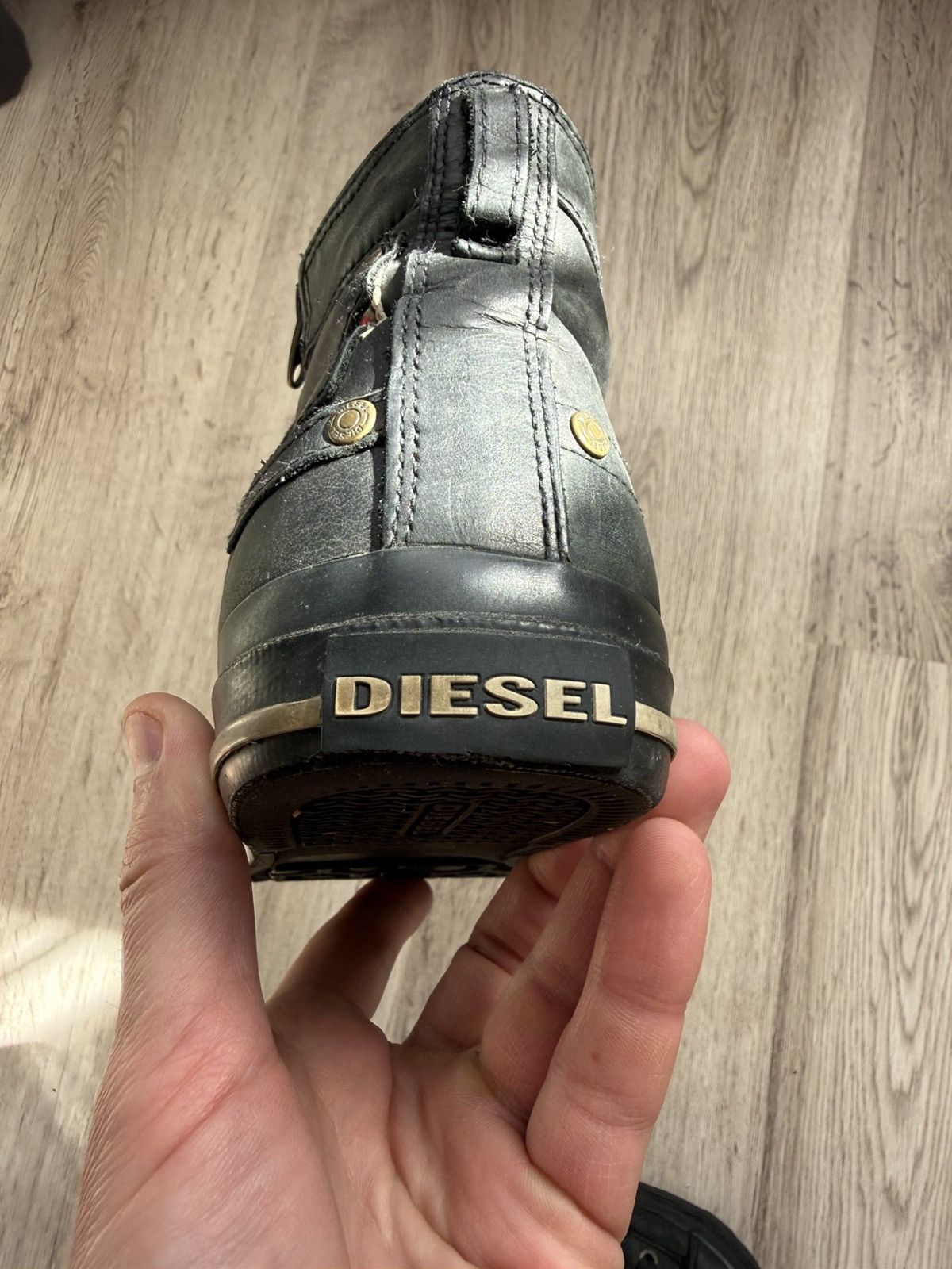 Diesel Diesel Expo Zip Leather Boots US 7.5 Black Side Zip Size US 7.5 / EU 40-41 - 21 Thumbnail