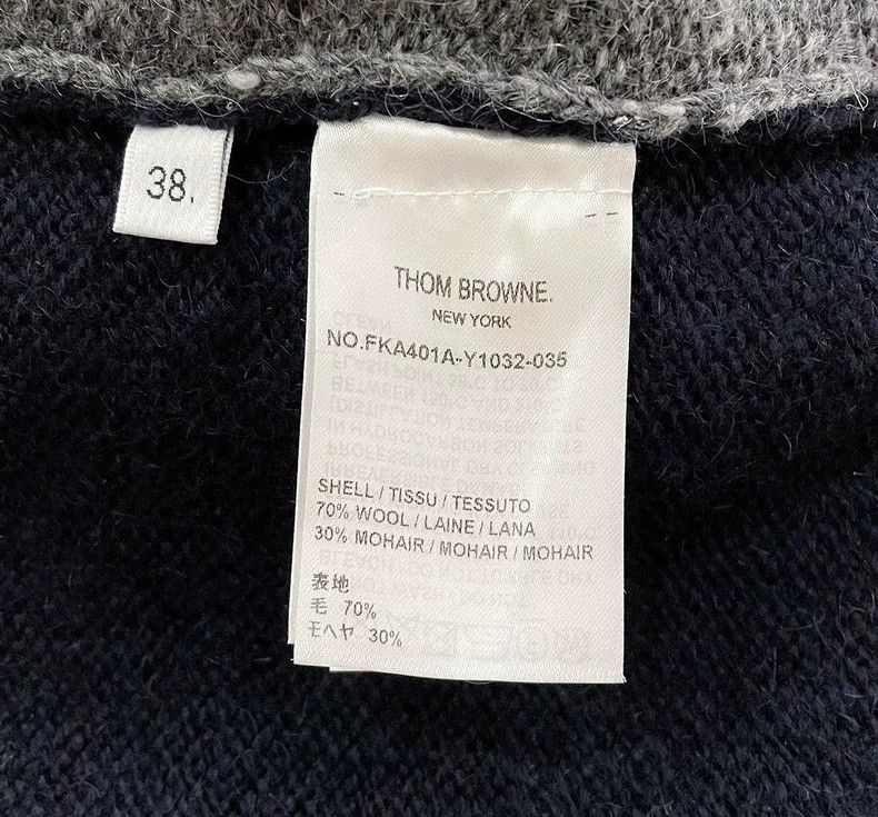 Thom Browne Thom Browne Gray striped knit sweater Size XS / US 0-2 / IT 36-38 - 5 Thumbnail
