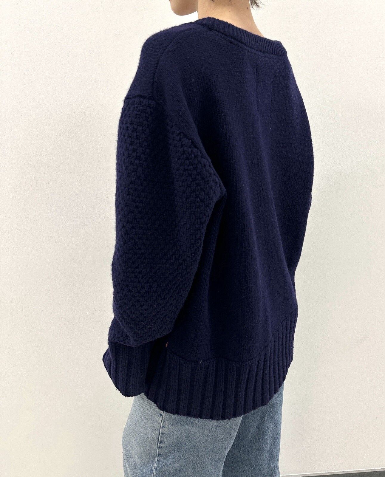 Han Kjobenhavn Han Kjobenhavn Flag Day Womens Wool Knit Sweater Blue Size XL / US 12-14 / IT 48-50 - 3 Thumbnail