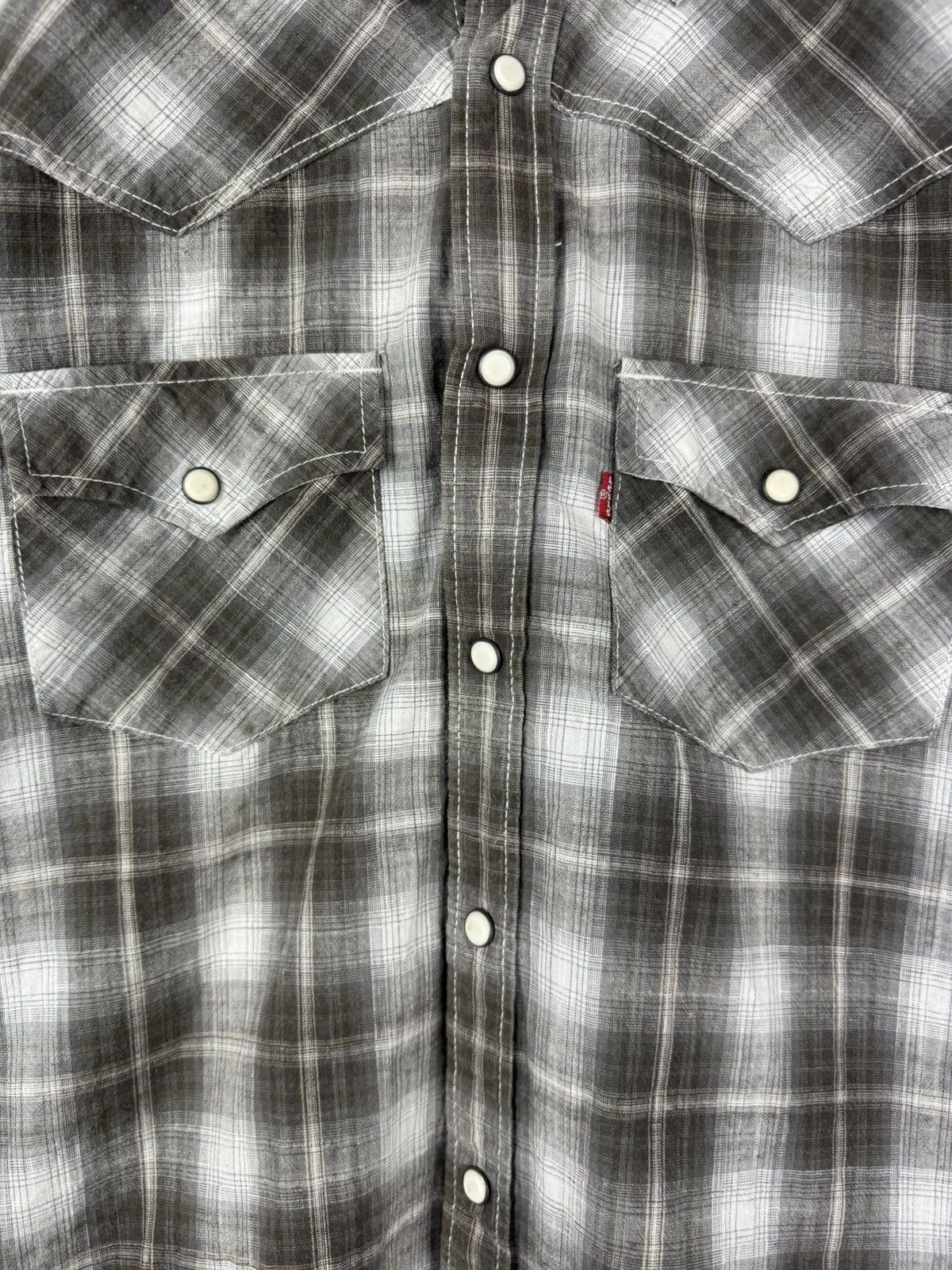 Levi's Levis Vintage Checked Western Long Sleeve Button Up Shirt Size US M / EU 48-50 / 2 - 9 Thumbnail