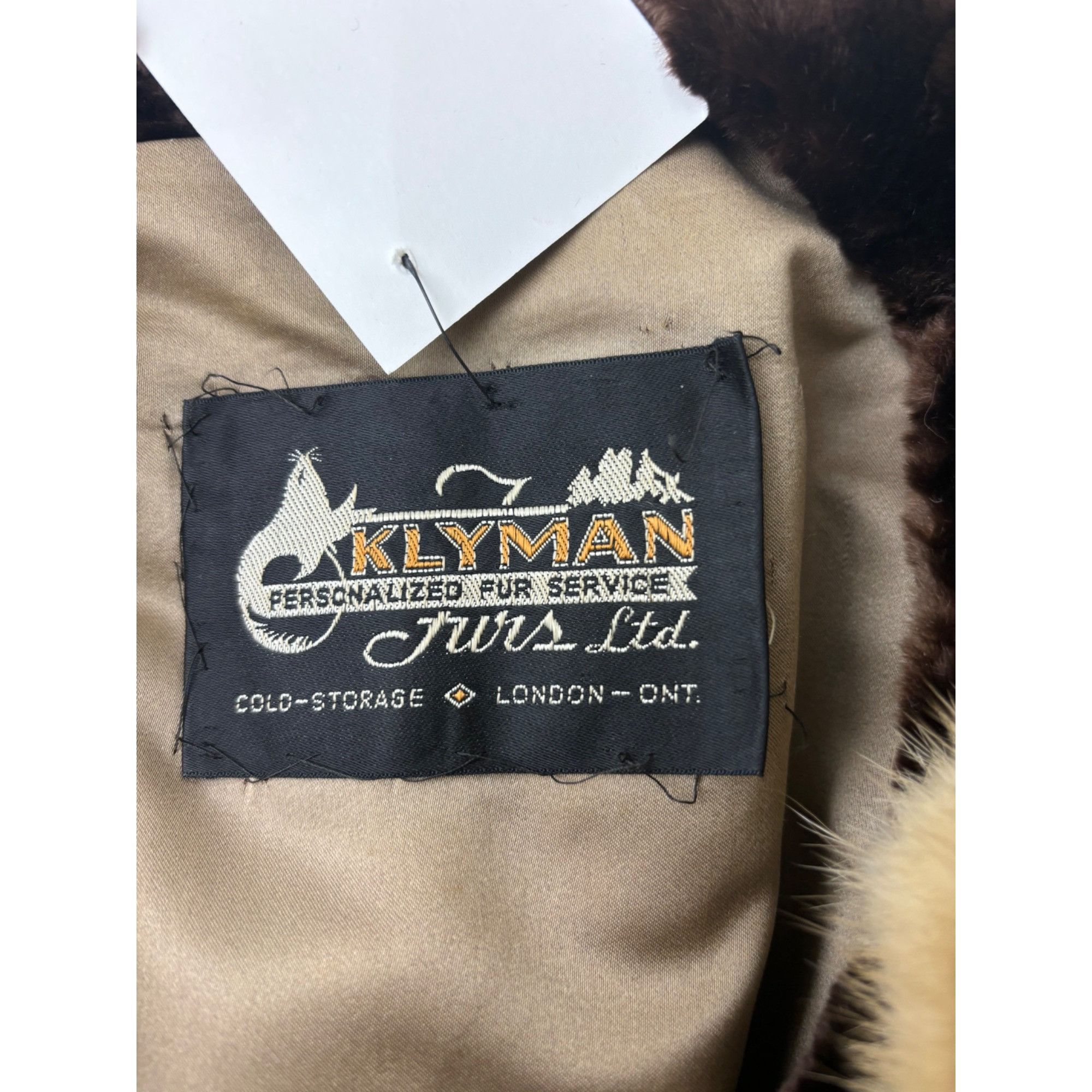 Vintage L Vintage Klyman Fur Brown Coat Size L / US 10 / IT 46 - 4 Thumbnail