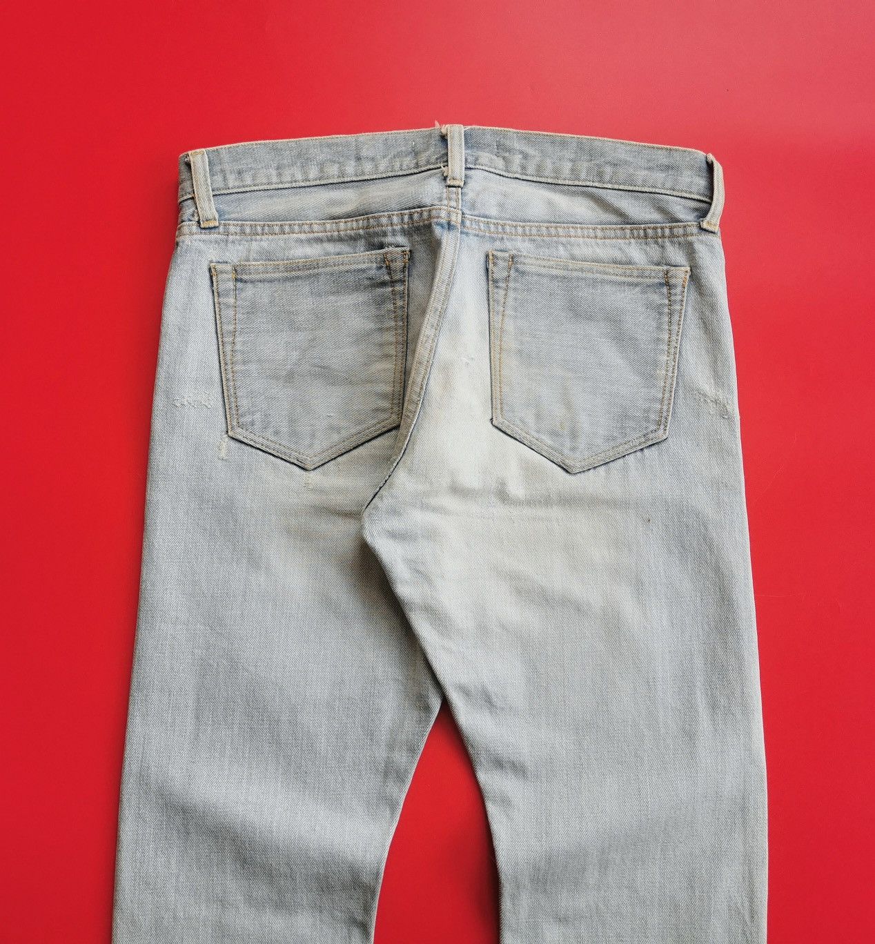 ONES STROKE Ones Stroke Tokyo Selvedge Destroyed Thrashed Jeans Kith Size US 32 / EU 48 - 9 Thumbnail
