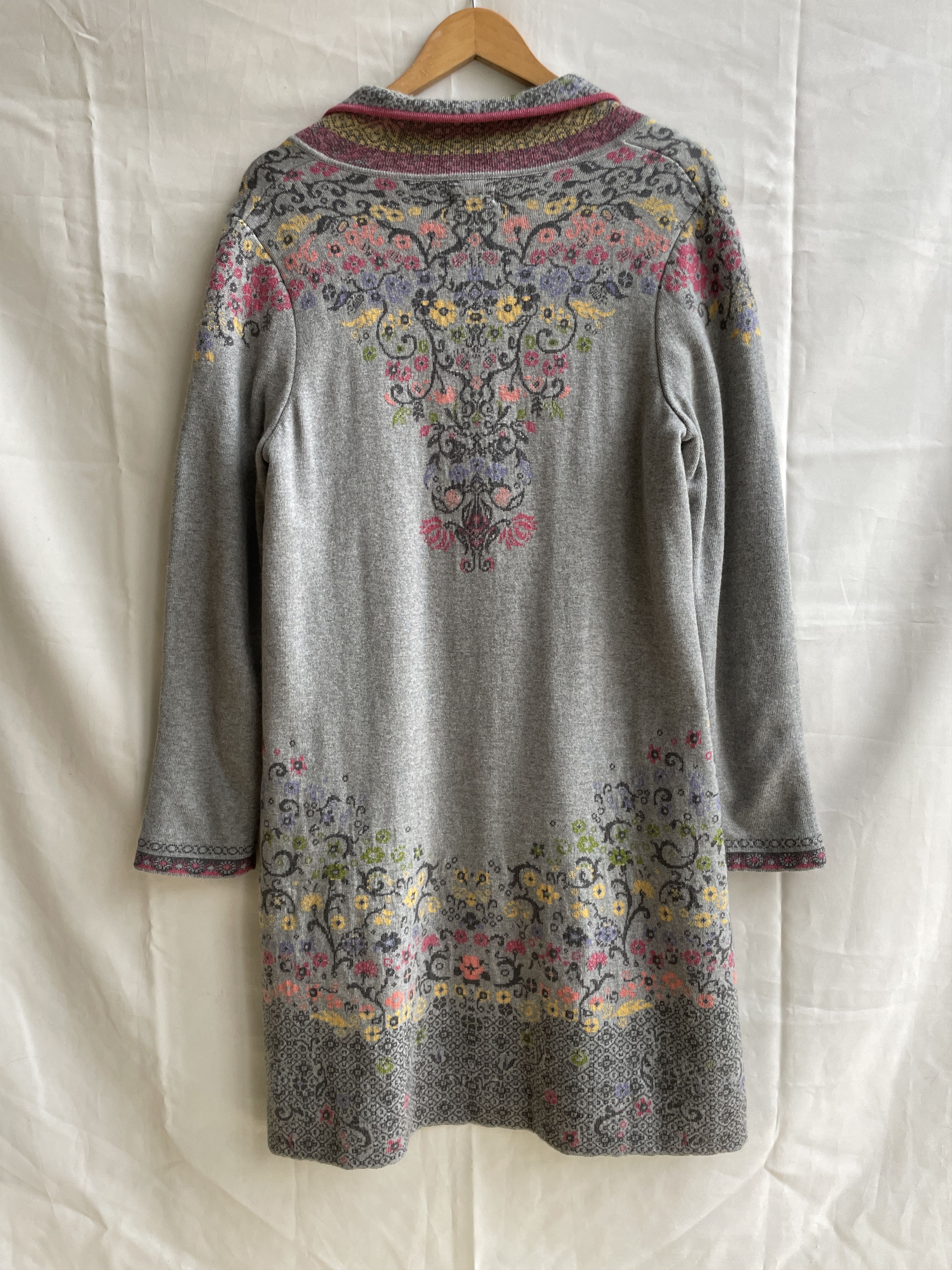 Other IVKO Vintage Floral Wool Long Cardigan Size XL Size XL / US 12-14 / IT 48-50 - 2 Thumbnail