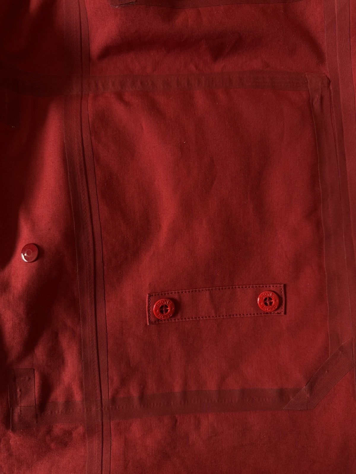Stone Island 🔥 Stone Island Ghost Piece Red 3L Performance Cotton Jacket Size US L / EU 52-54 / 3 - 14 Thumbnail
