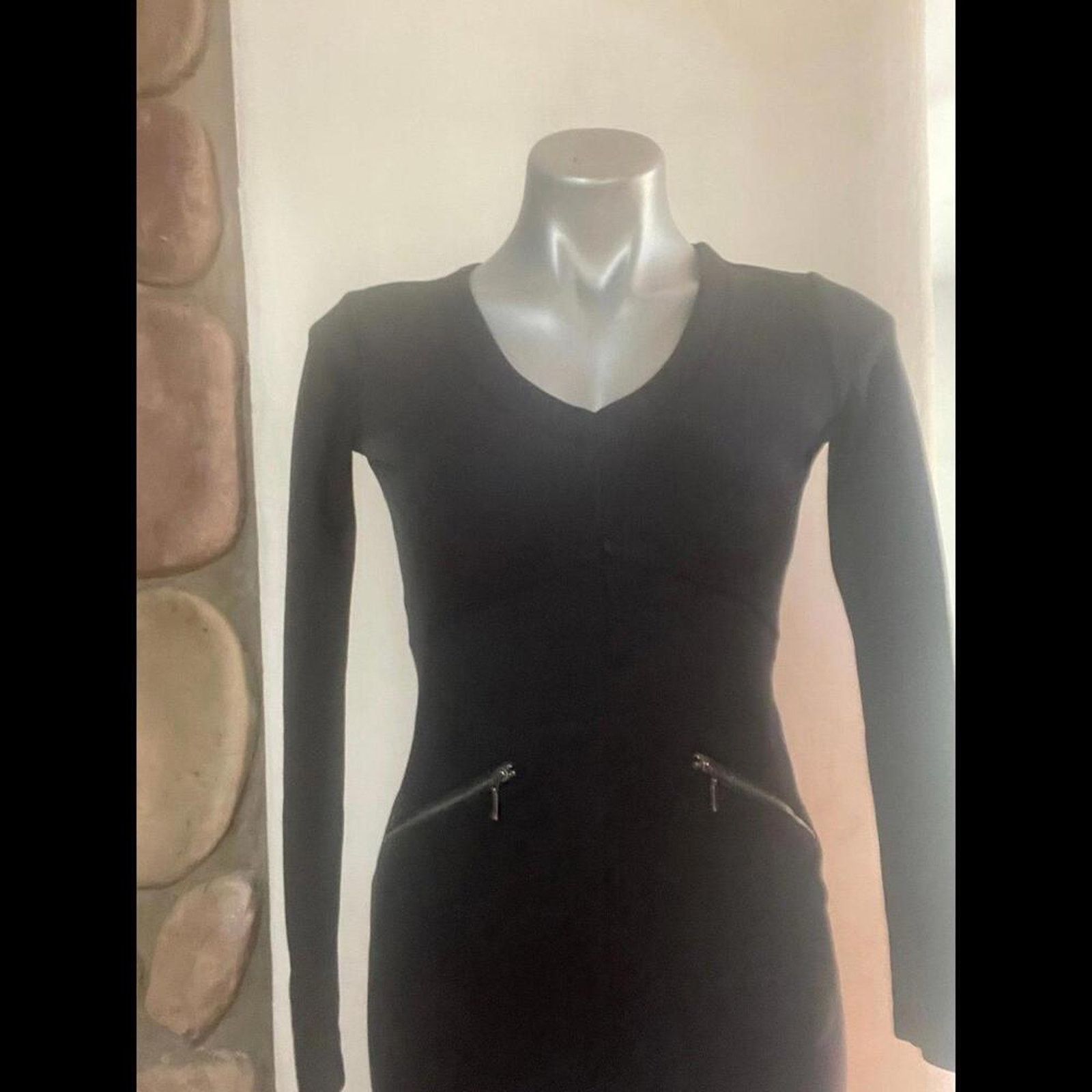 Athleta Athleta Dress black knee length zip front pocket dress Size XXS / US 00 / IT 34 - 5 Thumbnail