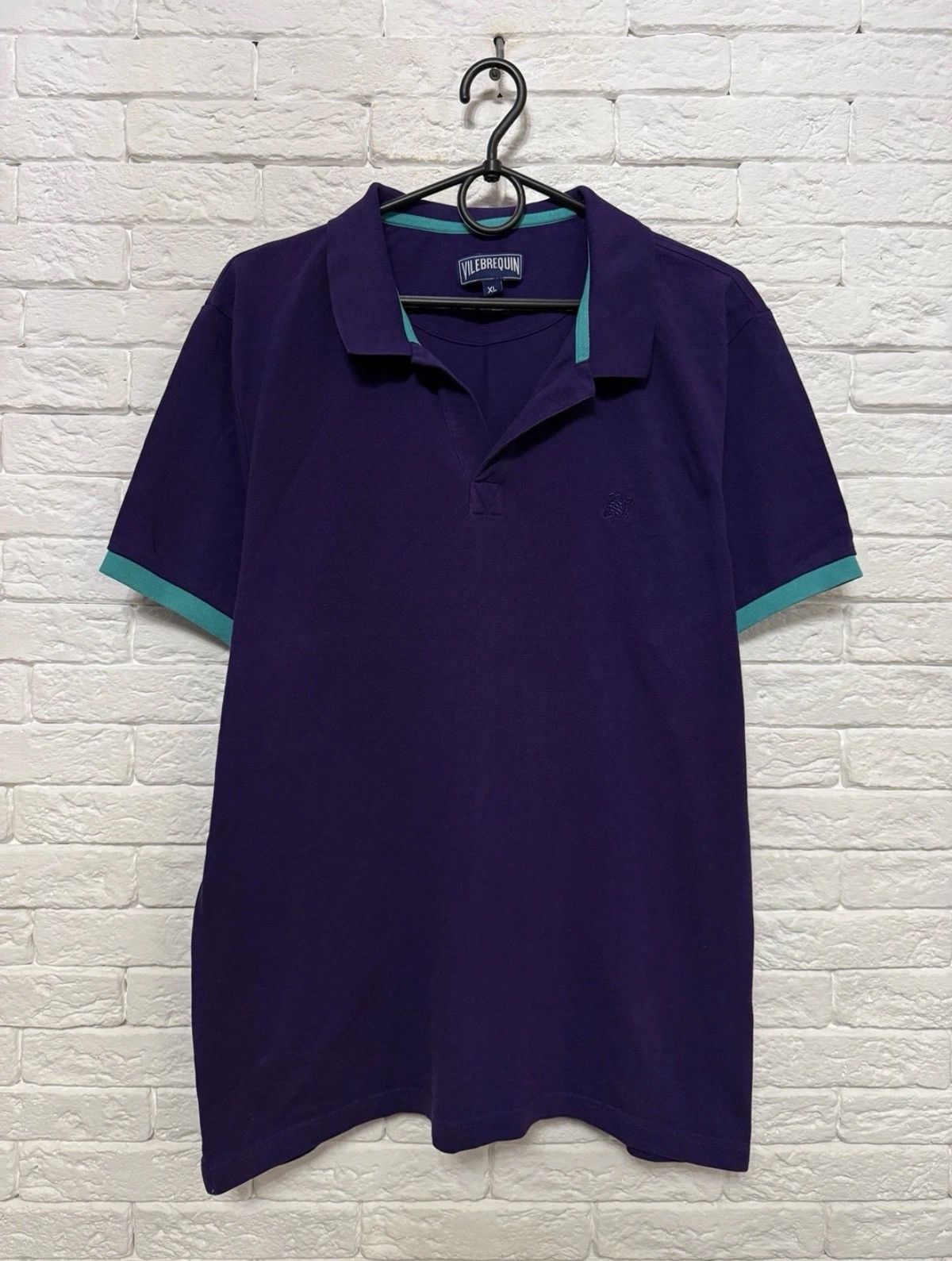 Vilebrequin Vilebrequin Men Polo Shirt Turtle Logo Huge Logo Sz XL Size US XL / EU 56 / 4 - 1 Thumbnail
