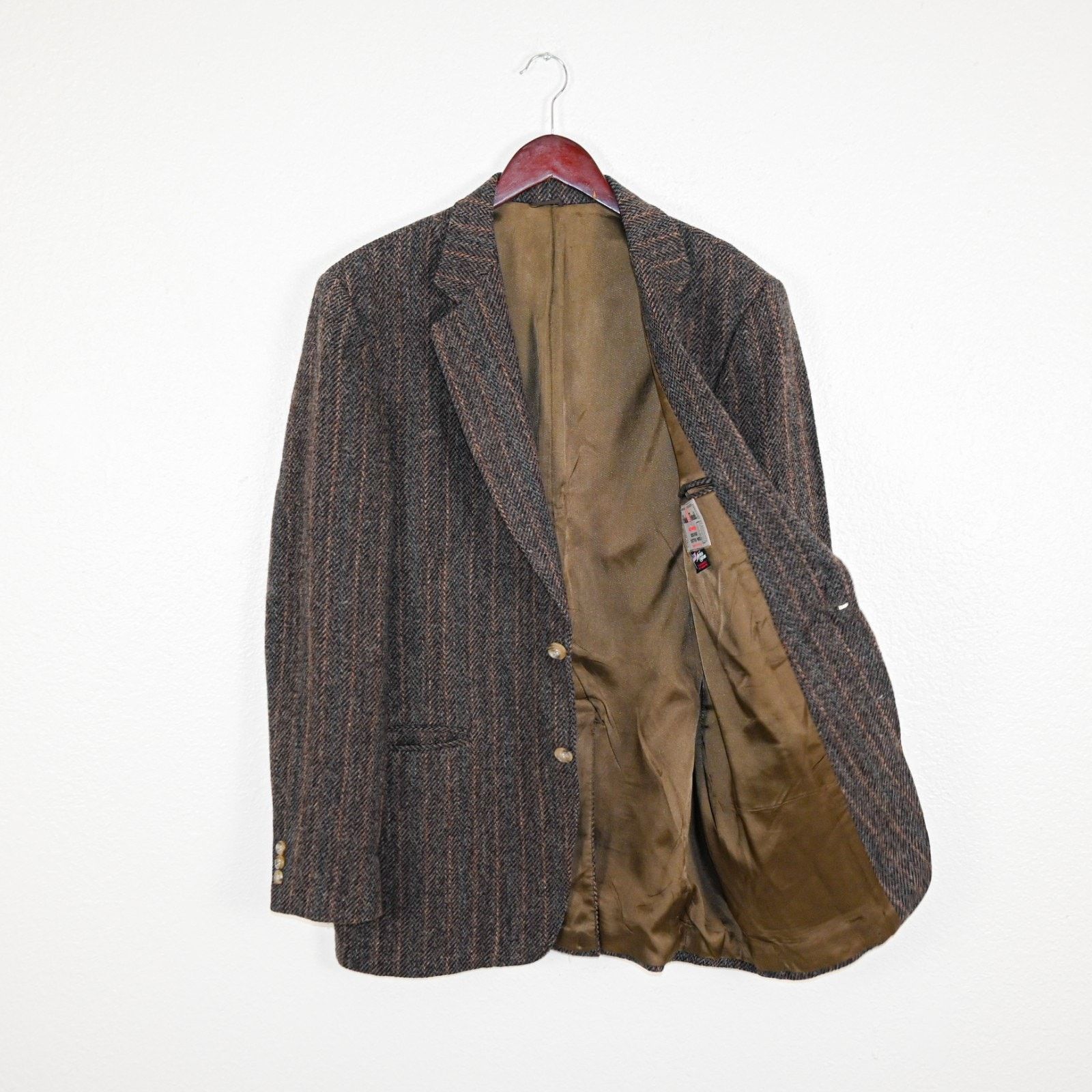 Harris Tweed Harris Tweed 44US Scottish Wool Sport Coat Haevy herringbone Size US L / EU 52-54 / 3 - 1 Thumbnail