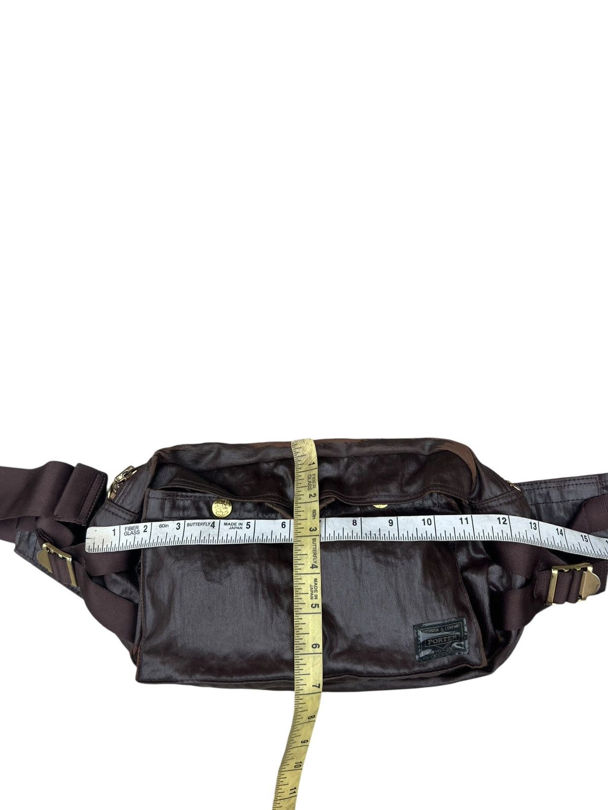 Porter Distressed Porter by Yoshida Peel off Coated Chest Waist Bag Size ONE SIZE - 24 Thumbnail
