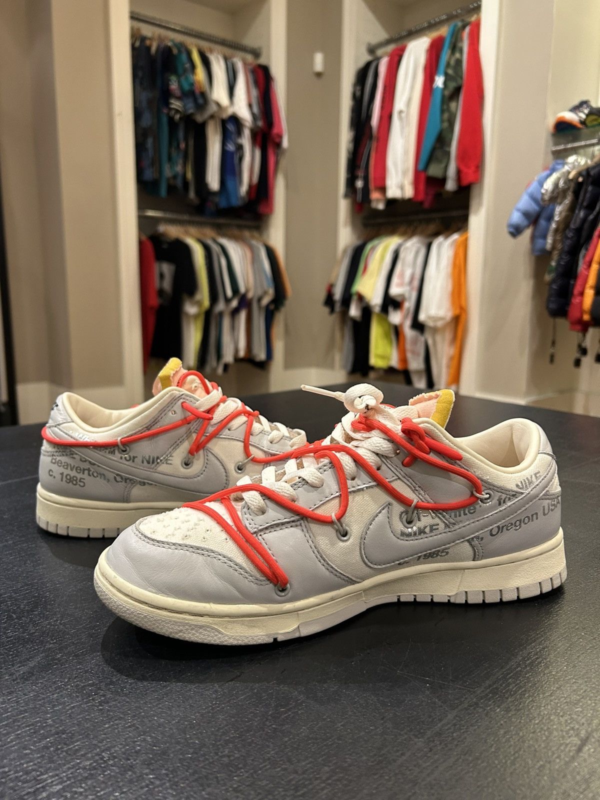 Nike × Off-White Nike Dunk Low Off-White Lot 6 Size US 9 / EU 42 - 3 Thumbnail