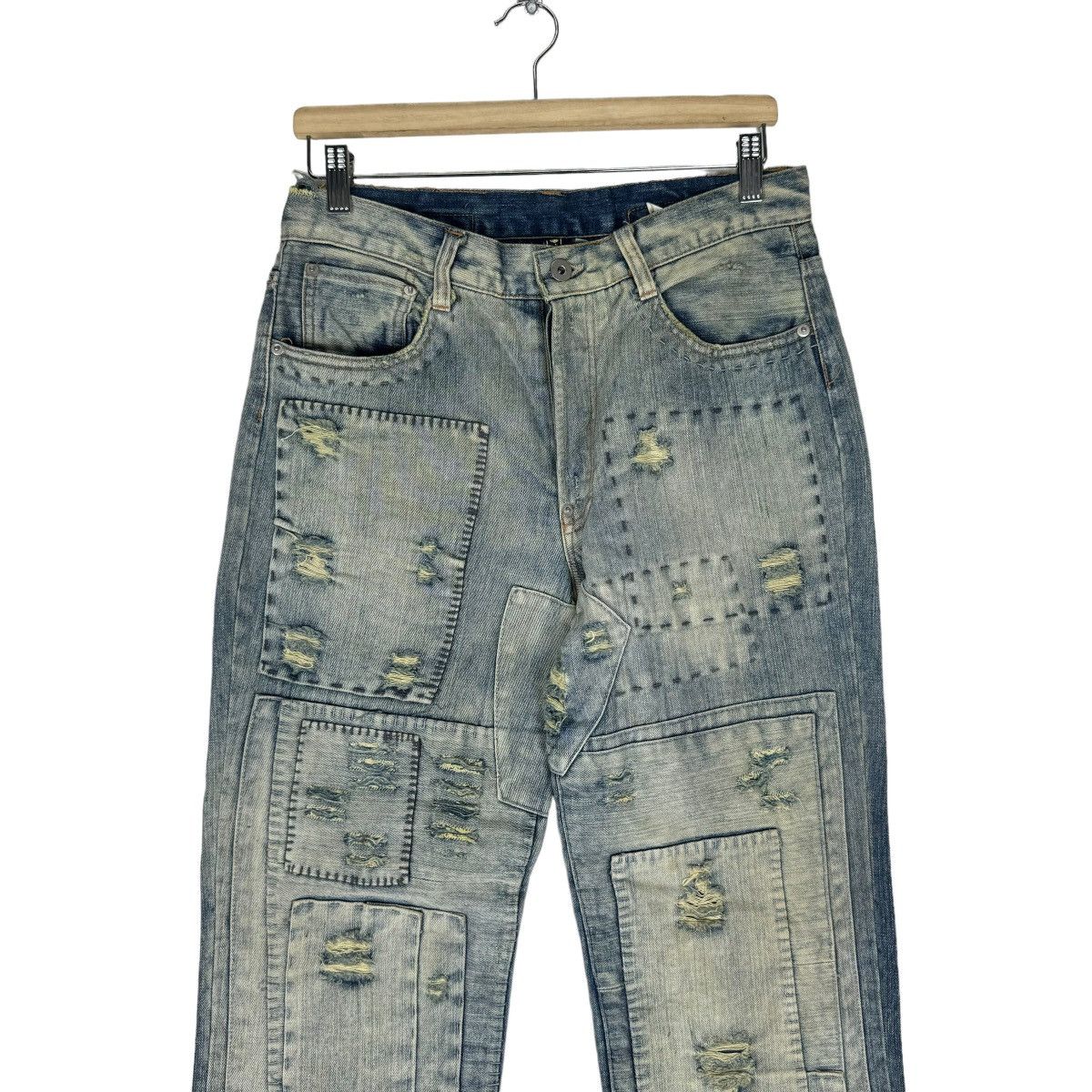 ❄️TTU JAPAN PATCHWORK BORO DENIM DISTRESSED LIKE KAPITAL