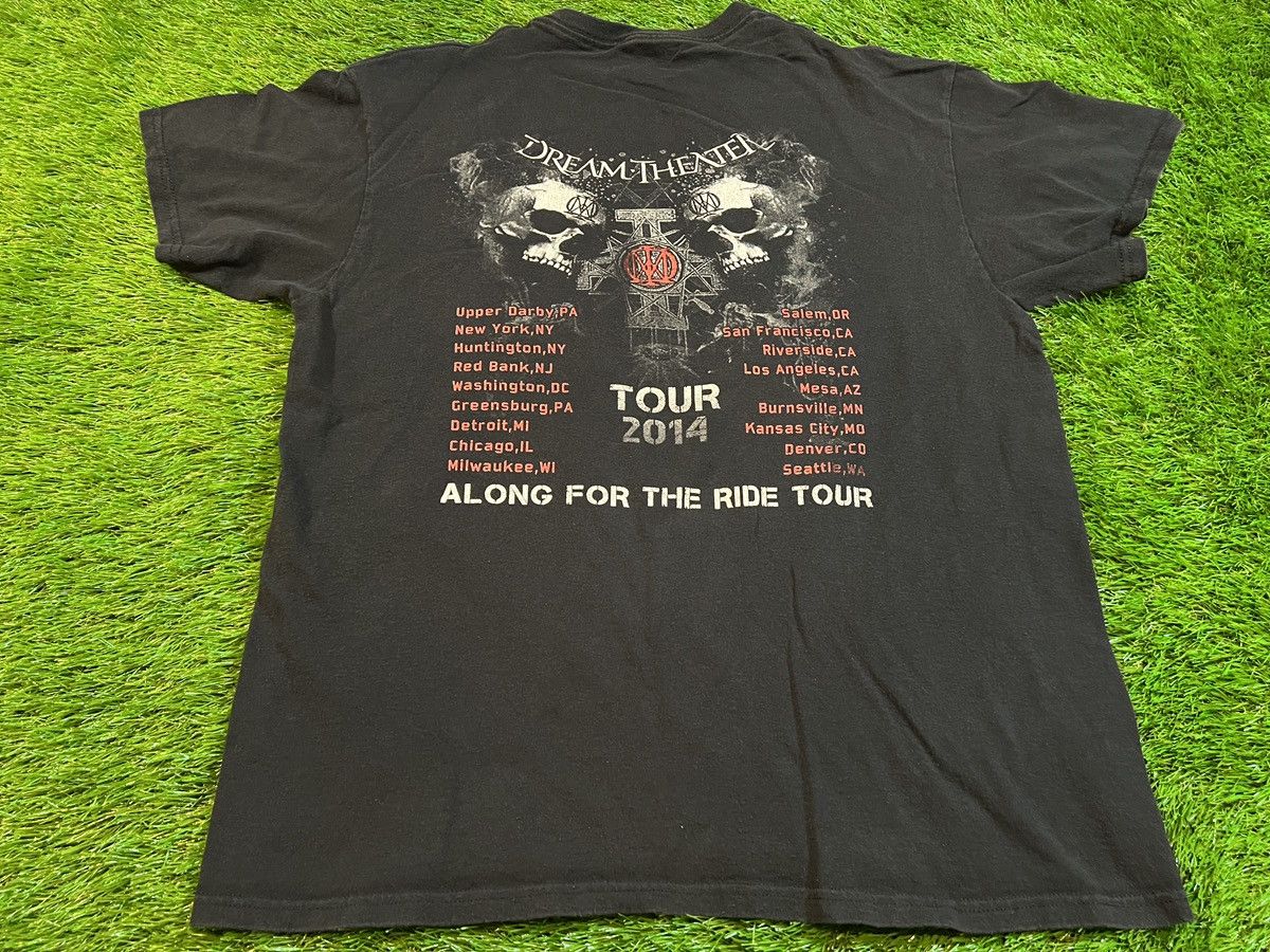 Band Tees 2014 Dream Theater Along For The Ride Tour 2-Sided Shirt Size US L / EU 52-54 / 3 - 5 Thumbnail