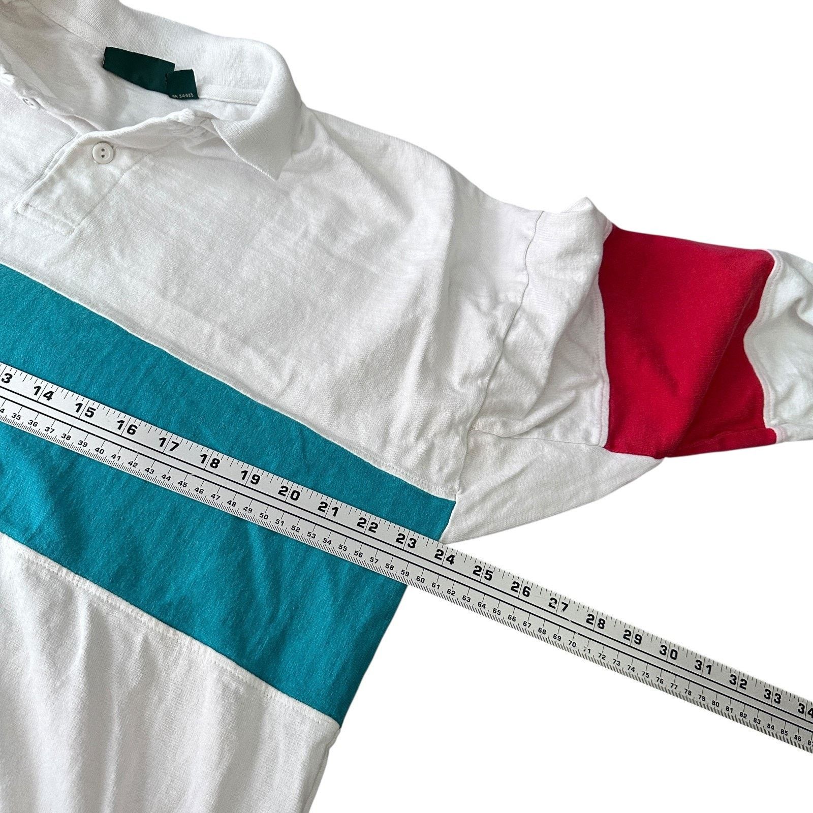 American Eagle Outfitters Vintage American Eagle Rugby Polo Shirt Men’s XL White Blue Size US XL / EU 56 / 4 - 6 Thumbnail