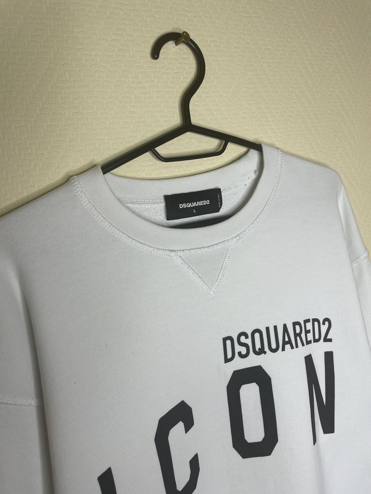 Dsquared2 Dsqured2 ICON men’s white sweatshirt Size US L / EU 52-54 / 3 - 4 Thumbnail
