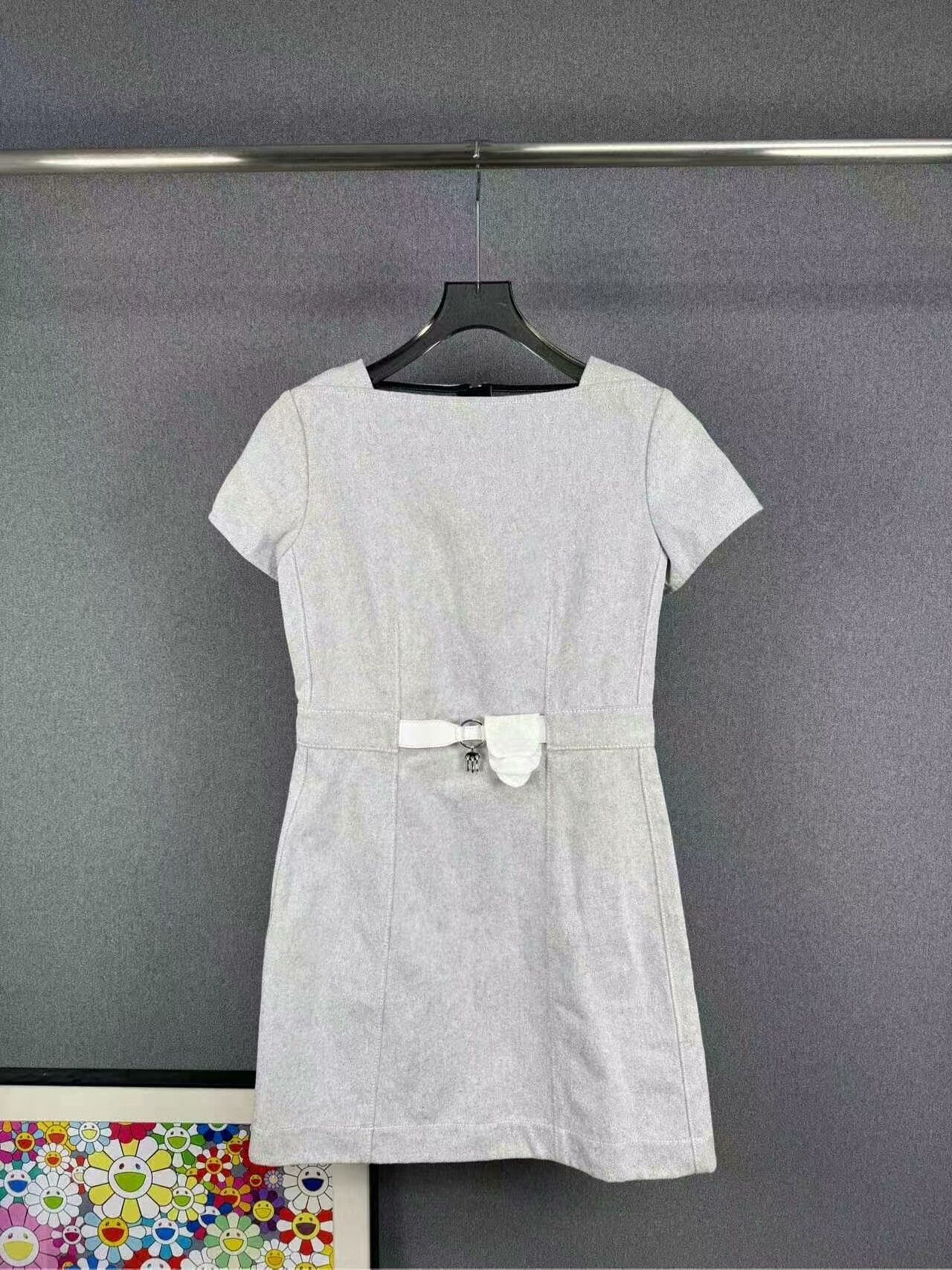 Hermes Hermès Lock Buckle Dress Size S / US 4 / IT 40 - 1 Thumbnail