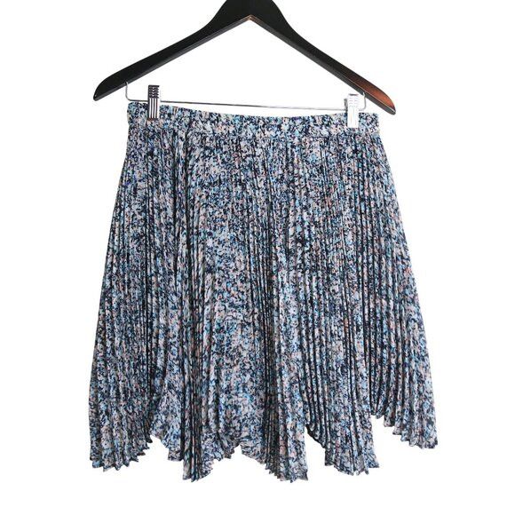 Club Monaco Club Monaco Pleated Floral Printed Multicolor Short Skirt Size 24" / US 00 / IT 34 - 1 Thumbnail