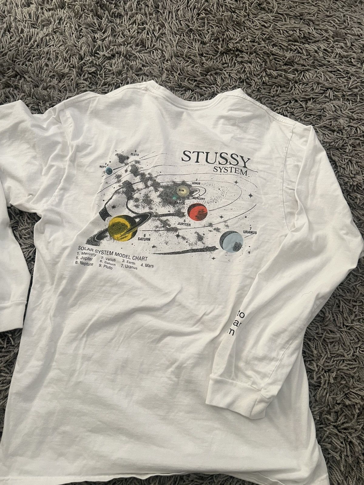 Stussy STUSSY Stüssy System Long Sleeve T-Shirt Size US L / EU 52-54 / 3 - 1 Thumbnail