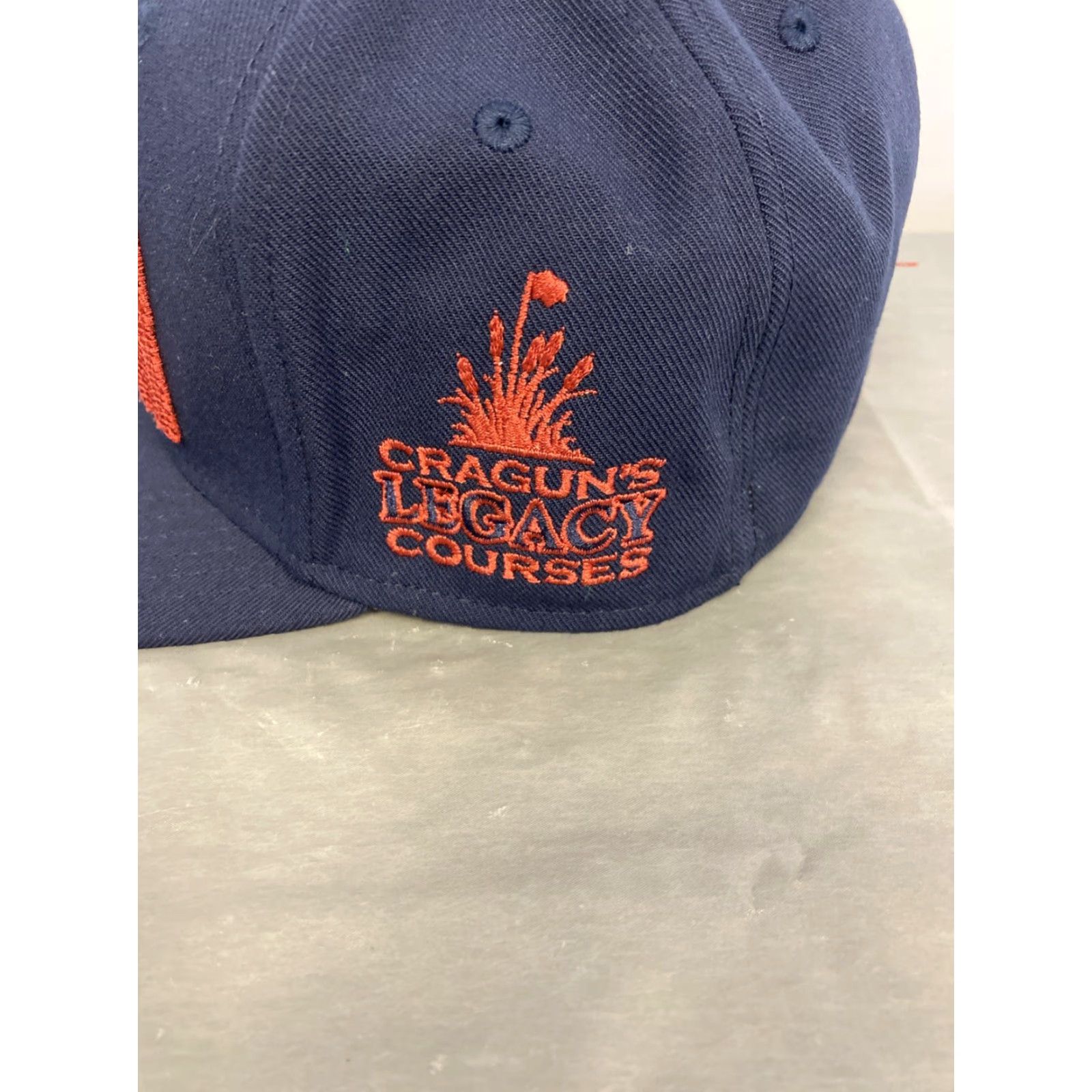 New Era VINTAGE Dutch Hat Cap Navy Under Armour Snapback Large L Mens Navy Hat 90s Concert Football? Size ONE SIZE - 3 Thumbnail