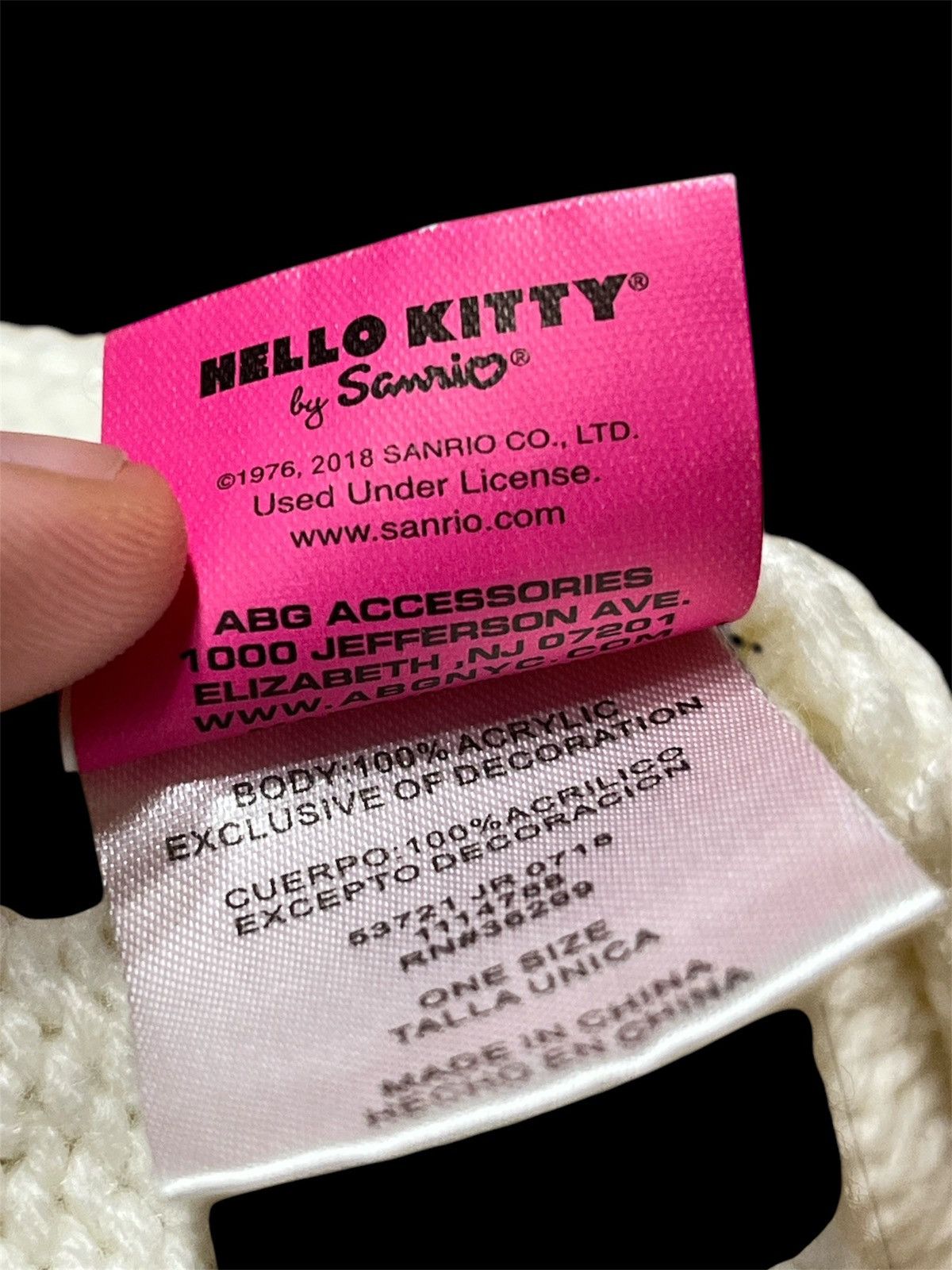 Vintage 2018 Hello Kitty Beanie Size ONE SIZE - 5 Thumbnail