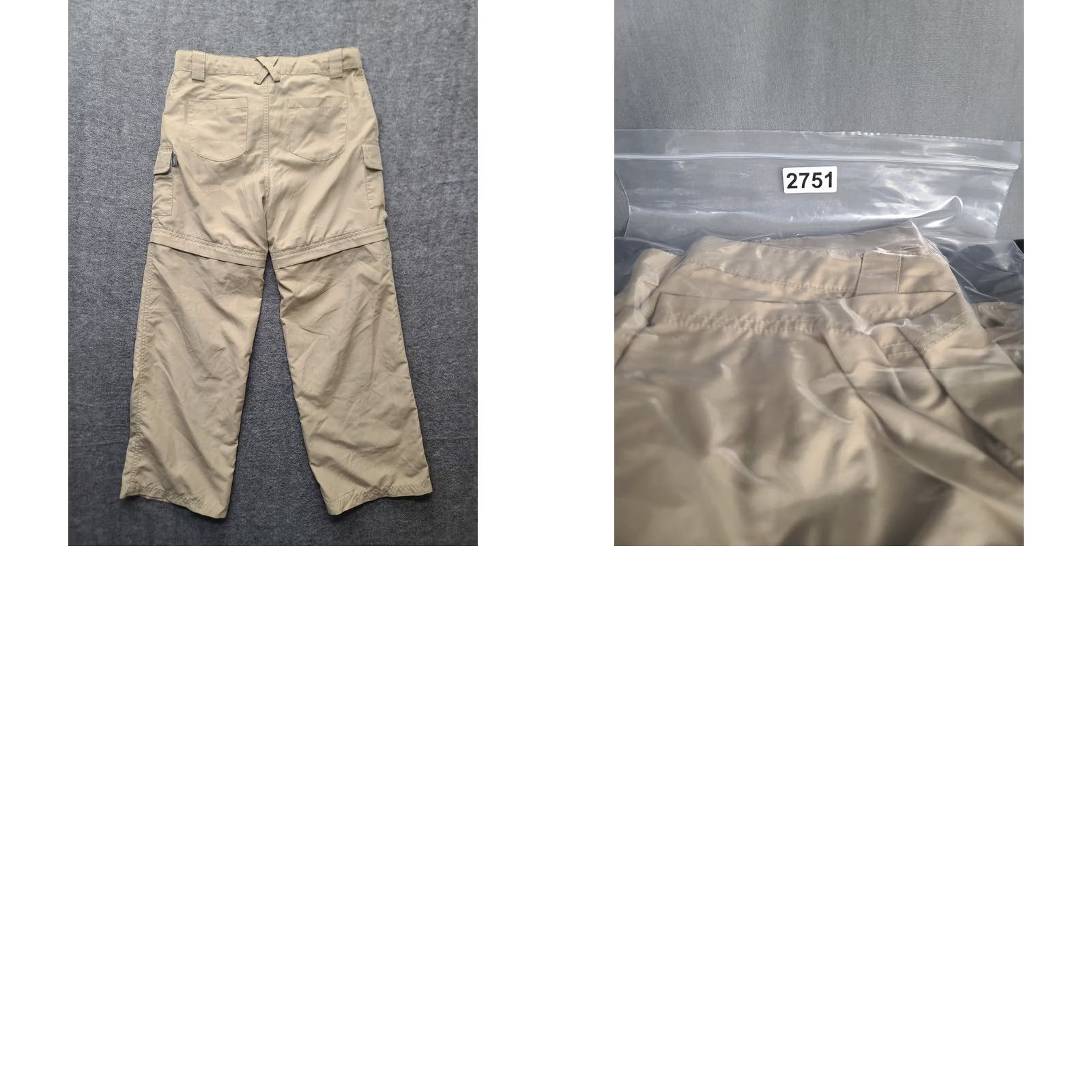 The North Face The North Face Pants Womens 28x27 Relaxed Fit Convertible Cargo Hiking Gorpcore Beige Polyester Casual Travel Workwear Mens Women Girls Size 28" / US 6 / IT 42 - 10 Thumbnail