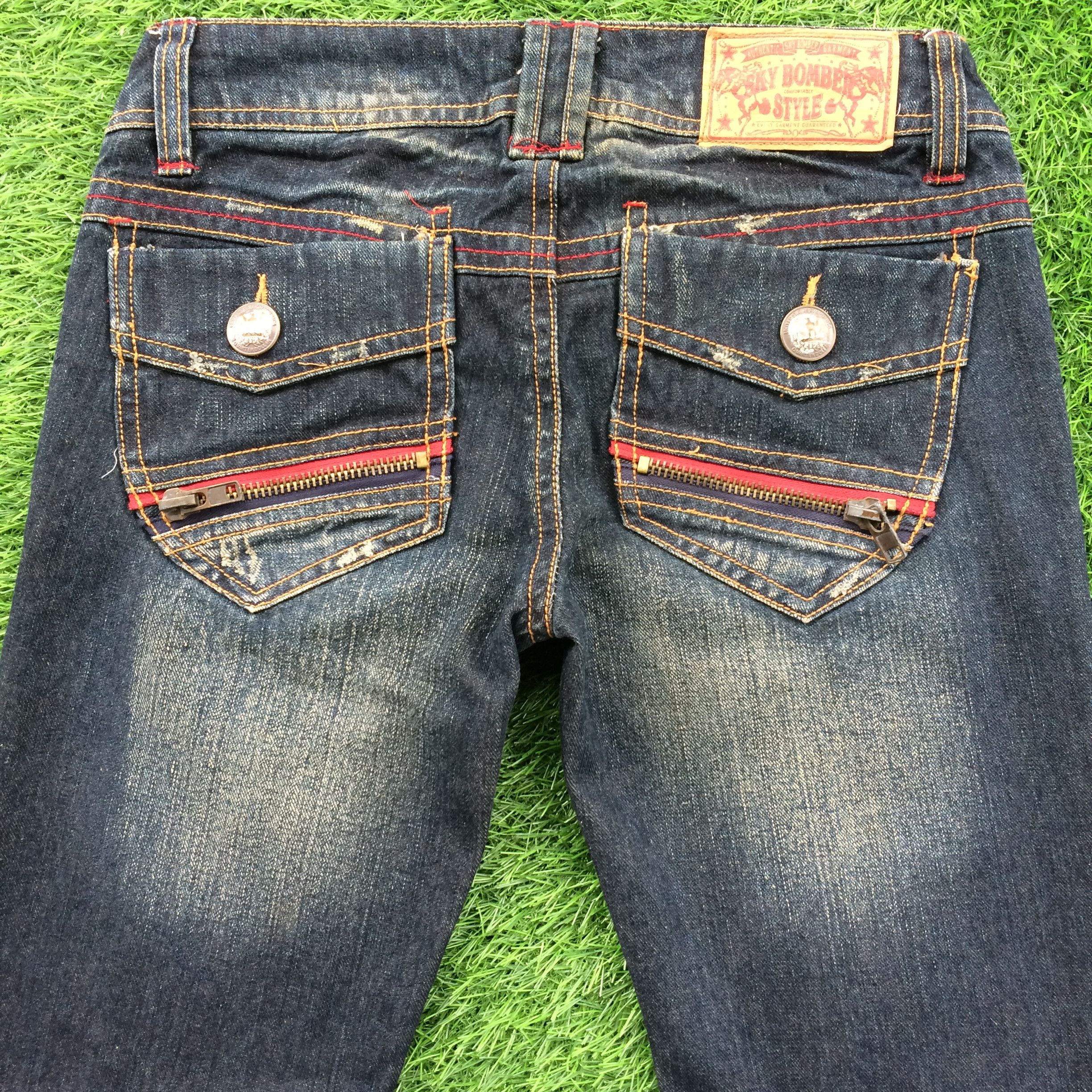 Japanese Brand Japanese Low Rise Flare Jeans D-901 Size 27" / US 4 / IT 40 - 4 Thumbnail