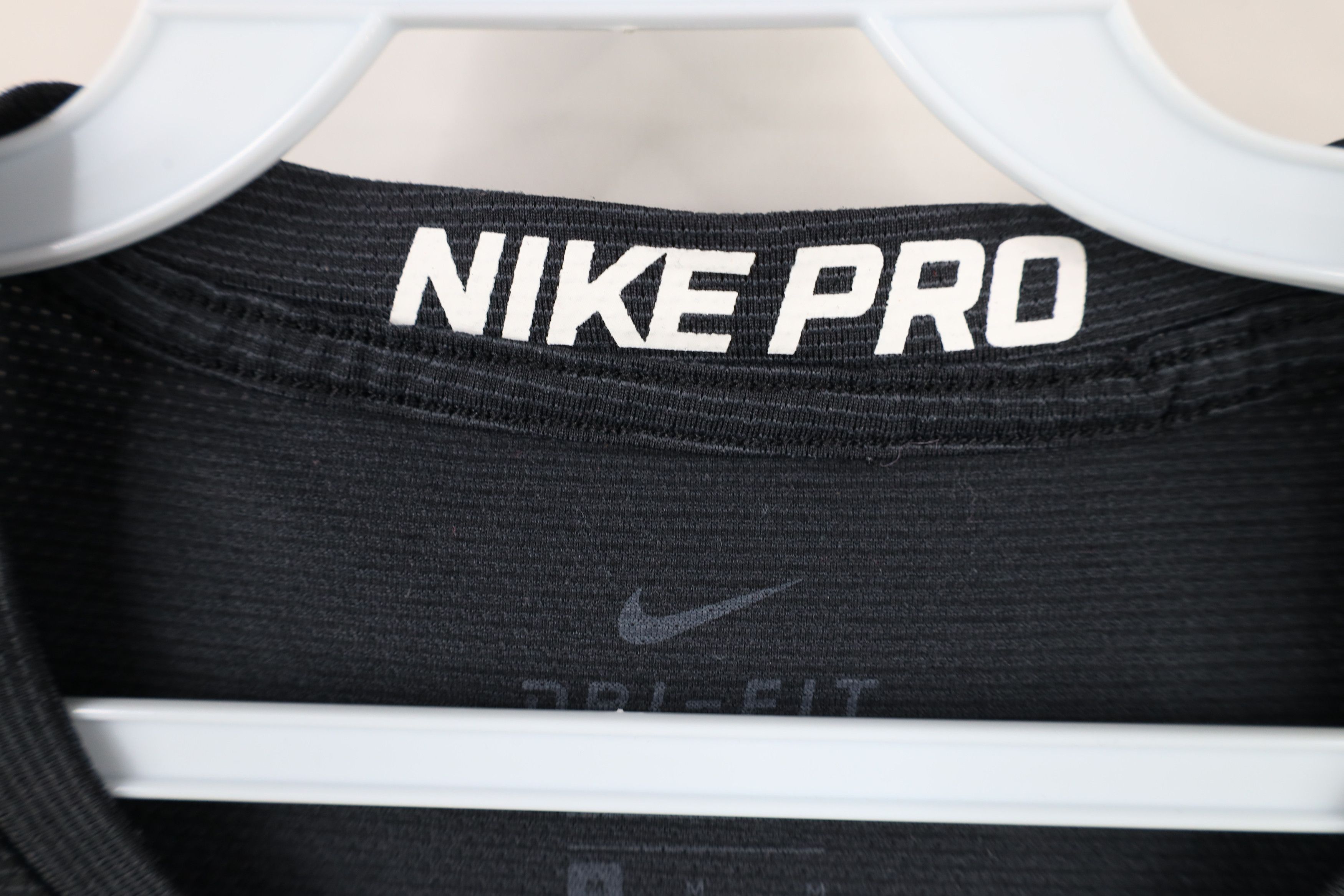 Nike Nike Pro Striped Knit Running Jogging Gym Training T-Shirt Size US M / EU 48-50 / 2 - 7 Thumbnail