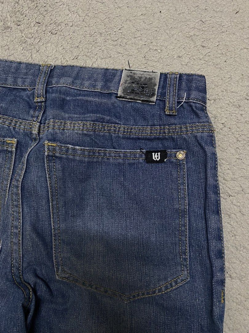 Vintage Vintage Skateboarding Brand World Industries Denim Jean Size US 30 / EU 46 - 2 Thumbnail