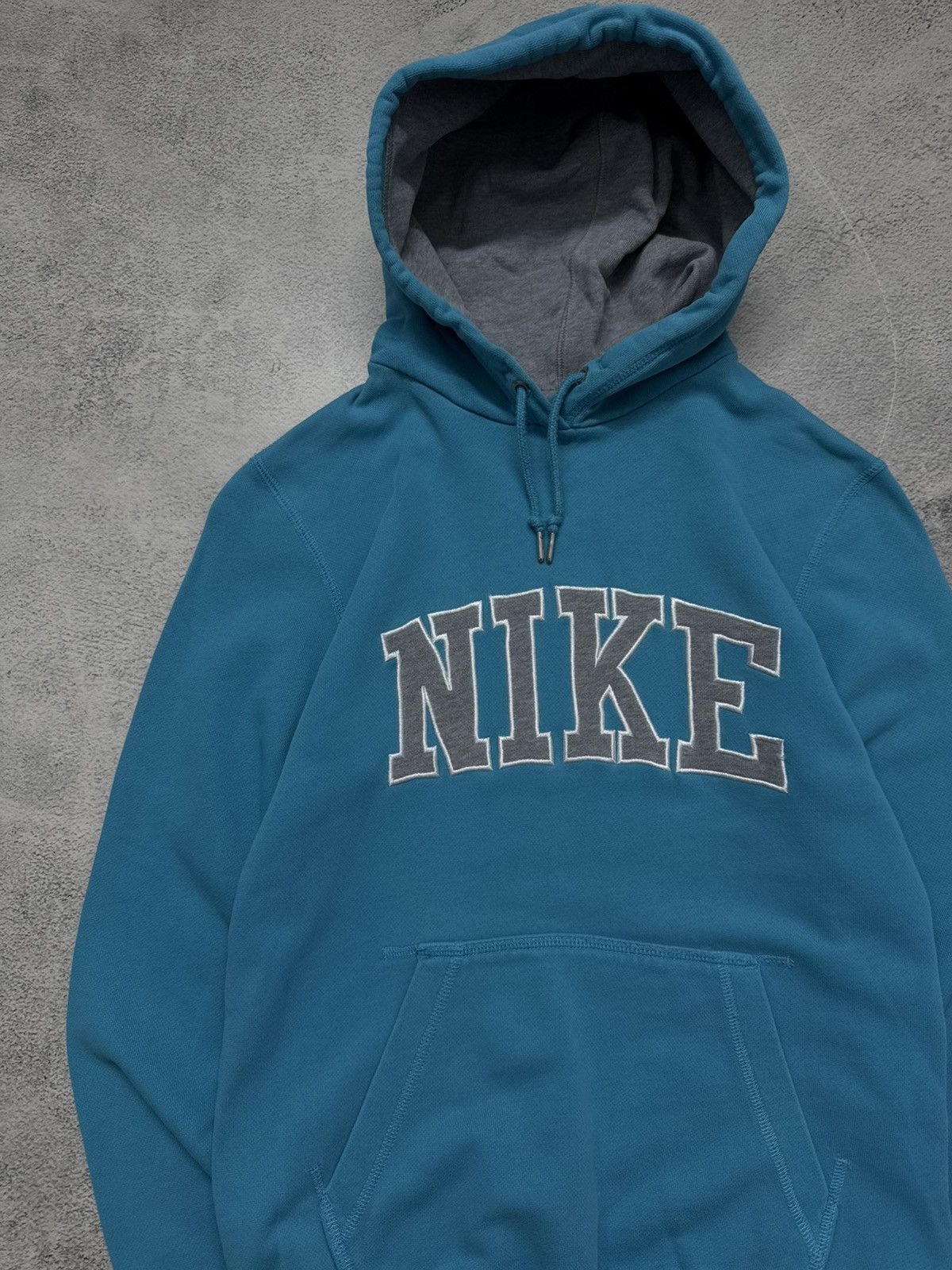 Nike Vintage Y2K Nike Big Swoosh Hoodie 00’s Size S / US 4 / IT 40 - 6 Thumbnail