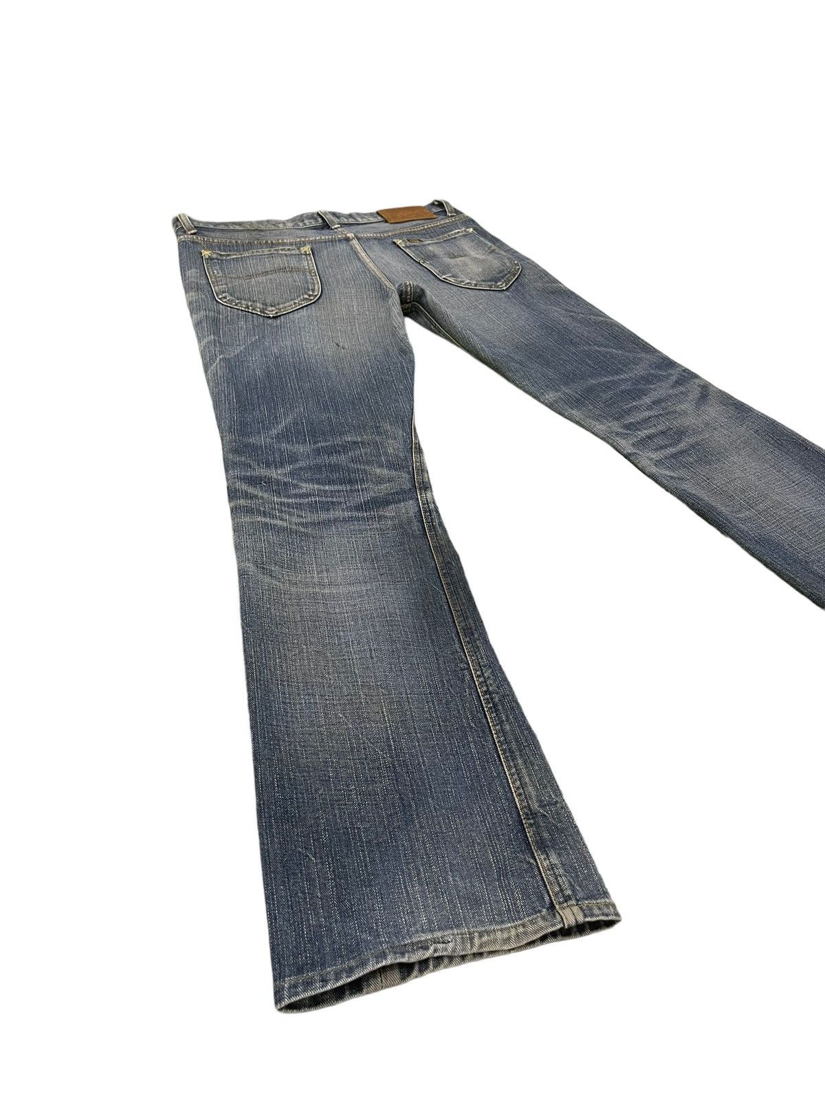 Hysteric Glamour × Japanese Brand Flare Jeans Lee Japan Faded Distress Boot Cut 8🟦2 Size US 35 - 14 Thumbnail