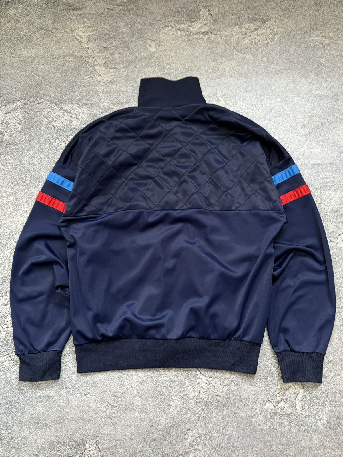 Adidas Vintage 80s Adidas Ventex Trefoil USA Olympic Track Jacket L Size US L / EU 52-54 / 3 - 2 Thumbnail