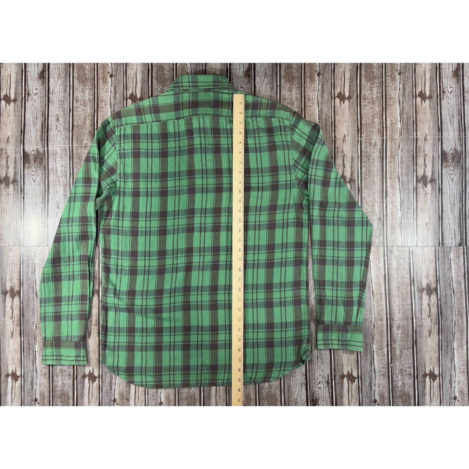 Rag & Bone Rag & Bone workweat 3/4 placket shirt size L color plaid gre Size US L / EU 52-54 / 3 - 7 Thumbnail