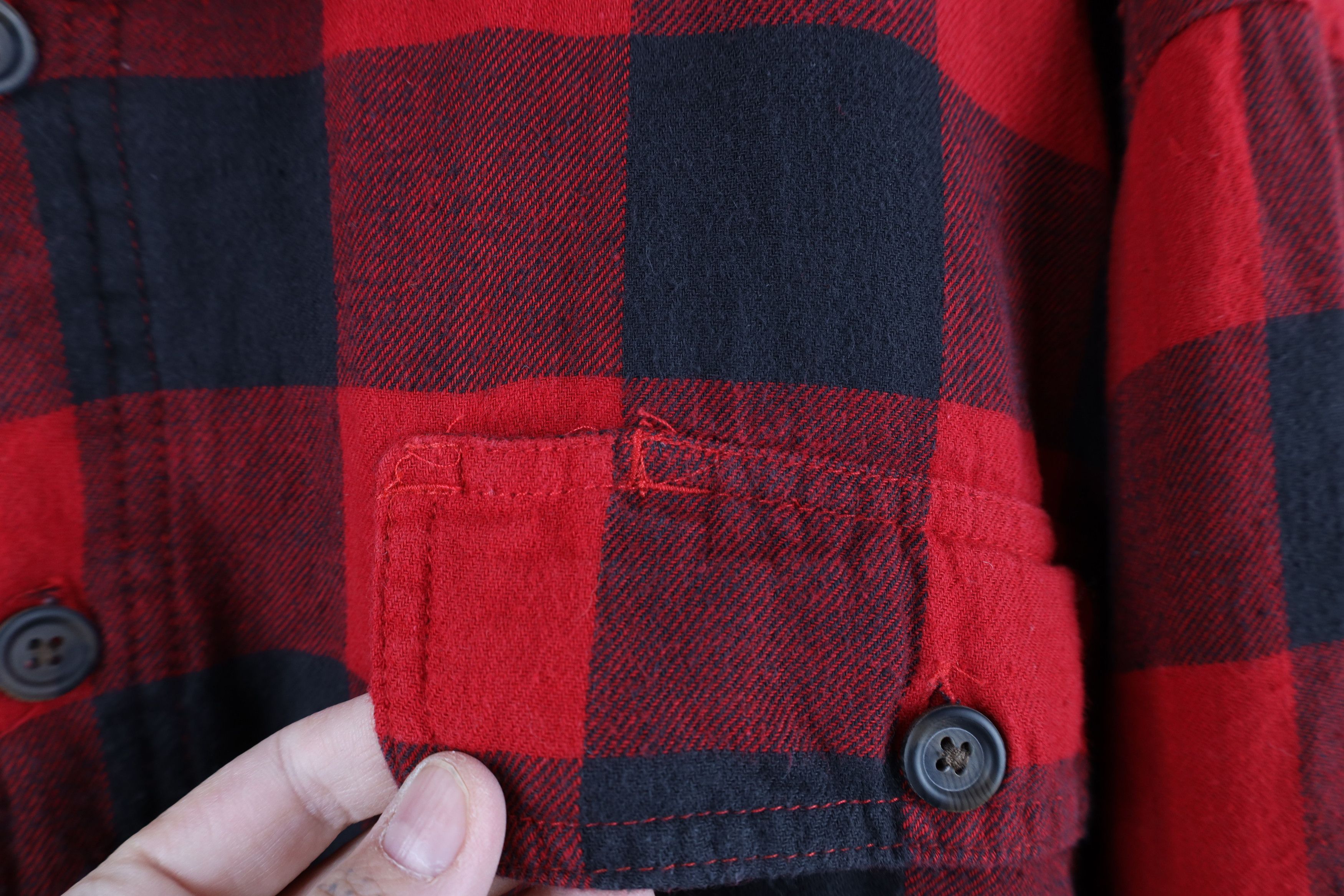Vintage Vintage 90s Streetwear Flannel Button Shirt Jacket Jac Size US XXL / EU 58 / 5 - 4 Thumbnail