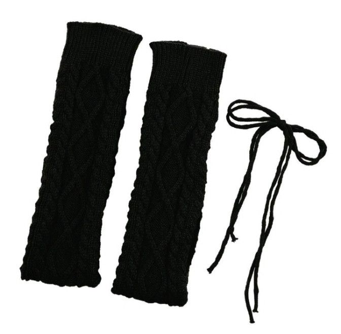 Societe Anonyme Women Winter Warm Knit Crochet Over Knee Socks Size ONE SIZE - 4 Thumbnail