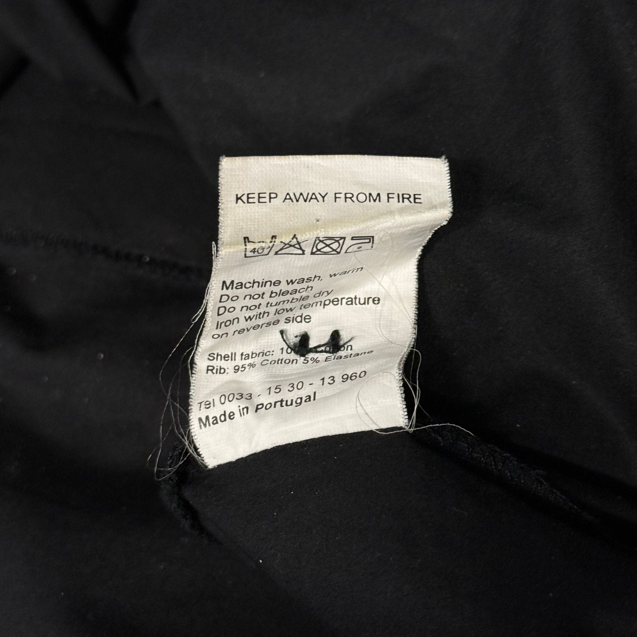 Silent By Damir Doma DAMIR DOMA SILENT BLACK COTTON BLEND BACK POCKET T SHIRT Size US L / EU 52-54 / 3 - 10 Thumbnail