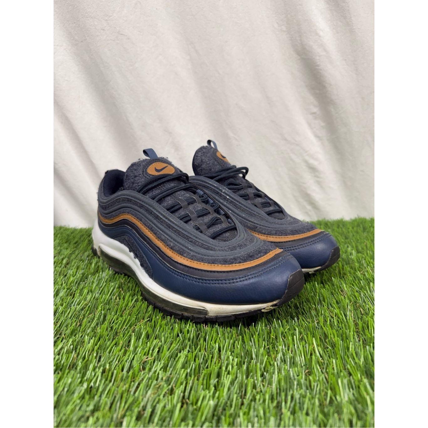 Nike Nike Air Max 97 Shoes Men’s 8.5 Wool Thunder Blue Sneakers Size US 8.5 / EU 41-42 - 1 Thumbnail