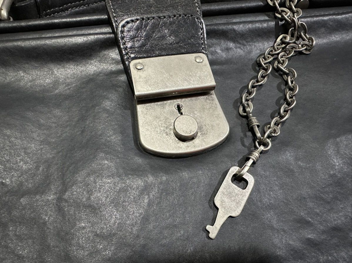 Gaultier Homme Objet × Jean Paul Gaultier 🔥Vintage Jean Paul Gautier Doctor Bag Leather Boston Bag JPG Size ONE SIZE - 4 Thumbnail