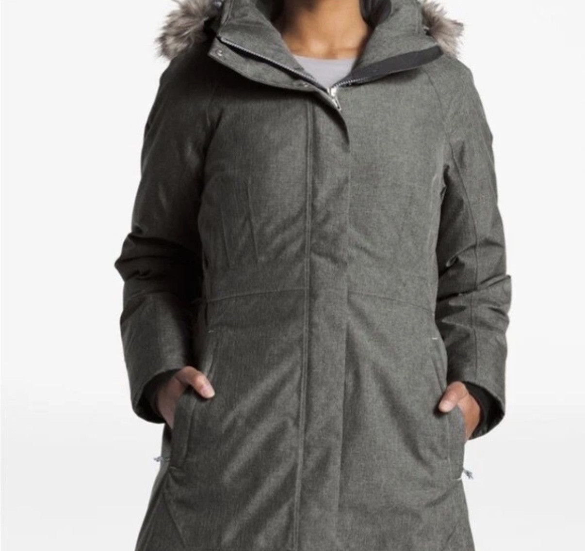 The North Face The North Face Women Gray Hooded Artic Parka II 550 Dryvent Size XXL / US 16-18 / IT 52-54 - 17 Thumbnail