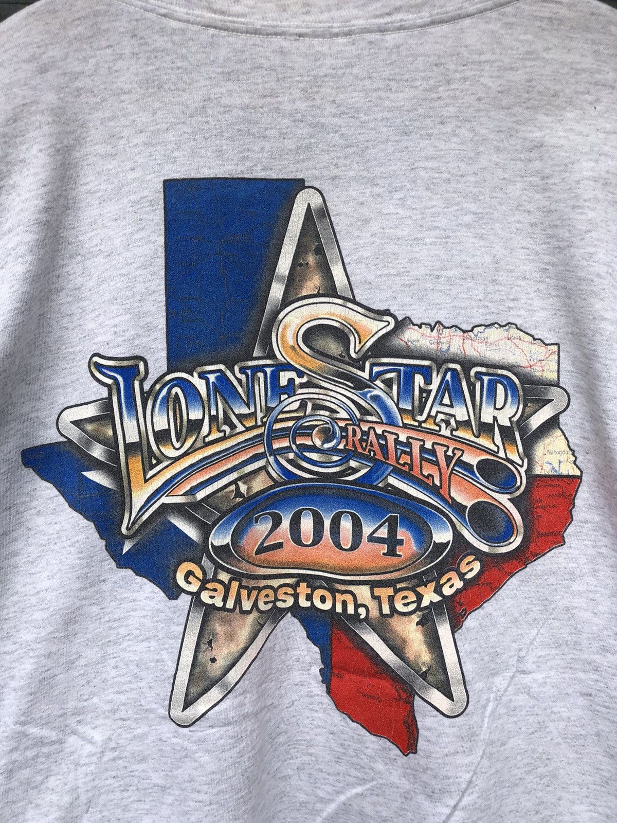 Harley Davidson × Vintage 🔥Vintage Y2K🔥Lone Star Rally Chopper 2004 Texas Longsleeve Size US L / EU 52-54 / 3 - 15 Thumbnail