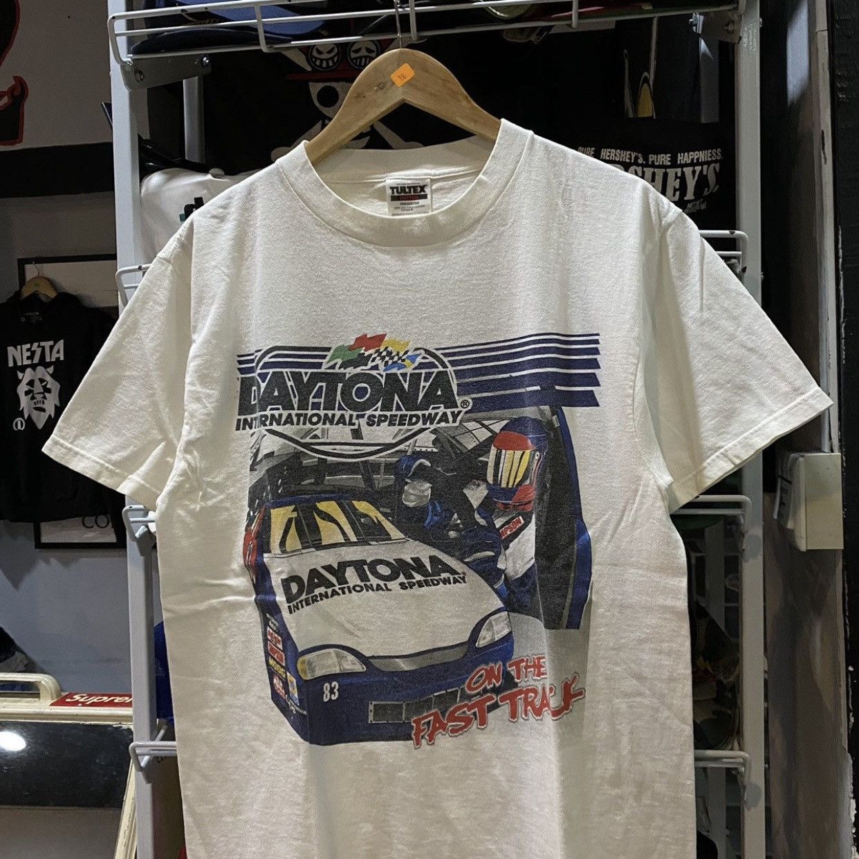 Daytona Vintage 90s Daytona International Speedway NASCAR - Tultex Size US L / EU 52-54 / 3 - 3 Thumbnail