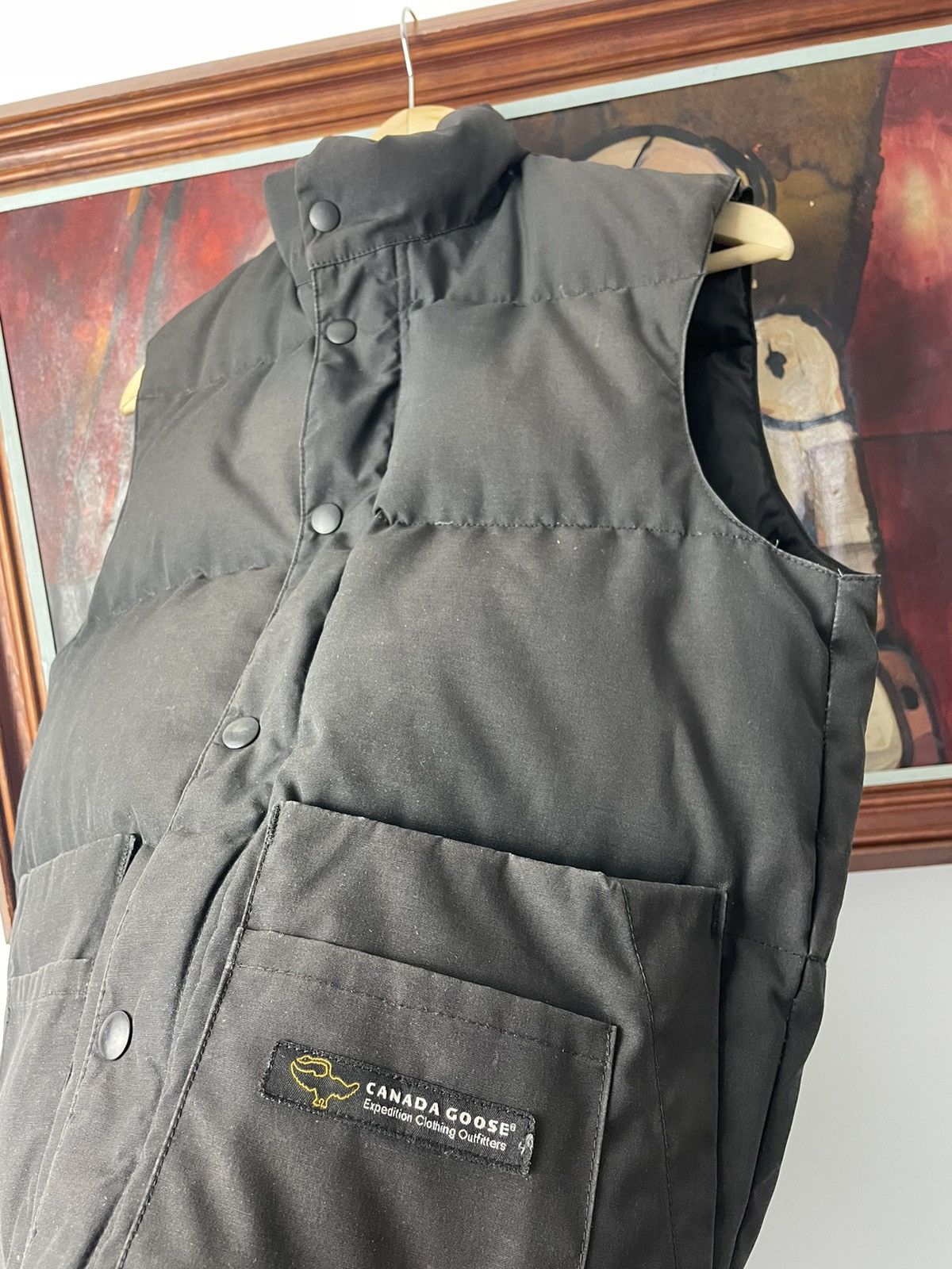 Canada Goose Canada Goose Vest Outdoor Rare Streetwear Hype Drill Vintage Size US XS / EU 42 / 0 - 4 Thumbnail