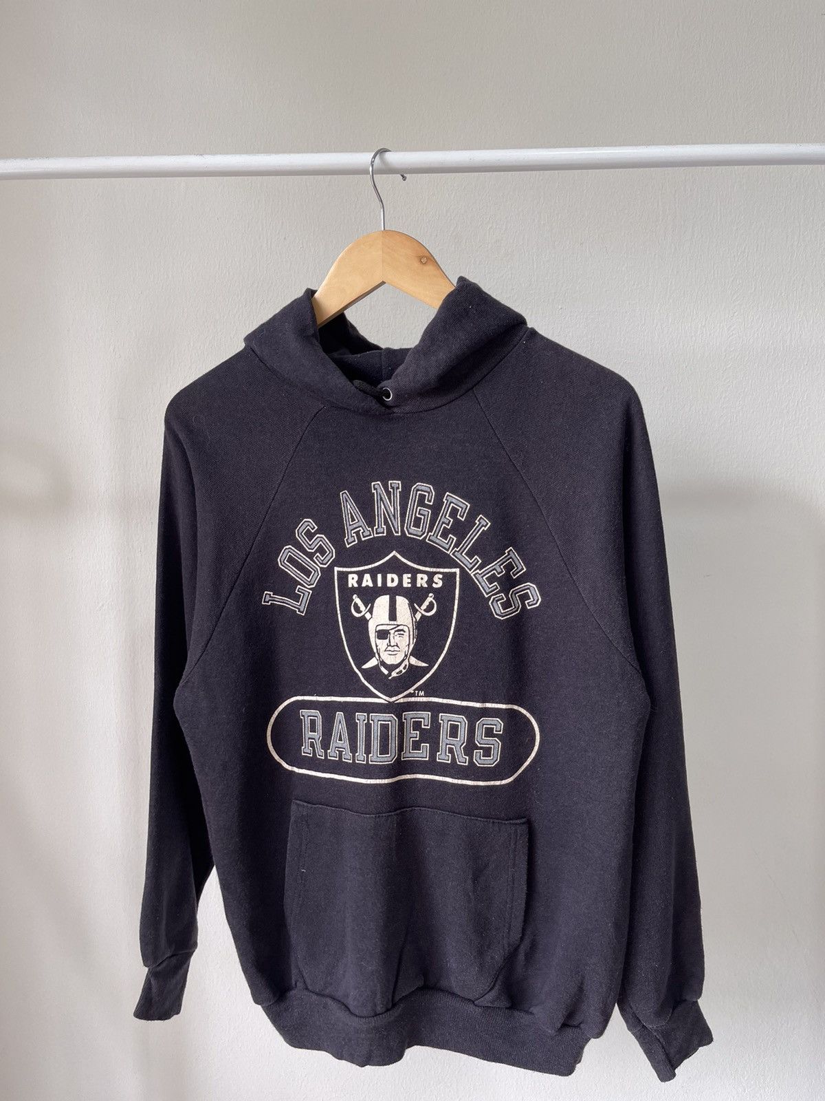 Champion × NFL × Vintage 1980s Champion Los Angeles Raiders Hoodie Size US M / EU 48-50 / 2 - 3 Thumbnail