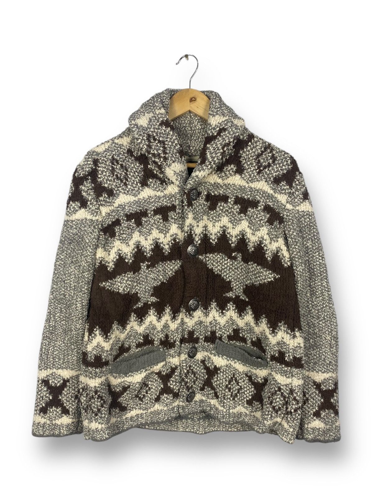 Japanese Brand × Vintage Vintage Rosebud Couples Knitwear Jacket. #E3 Size US M / EU 48-50 / 2 - 1 Thumbnail