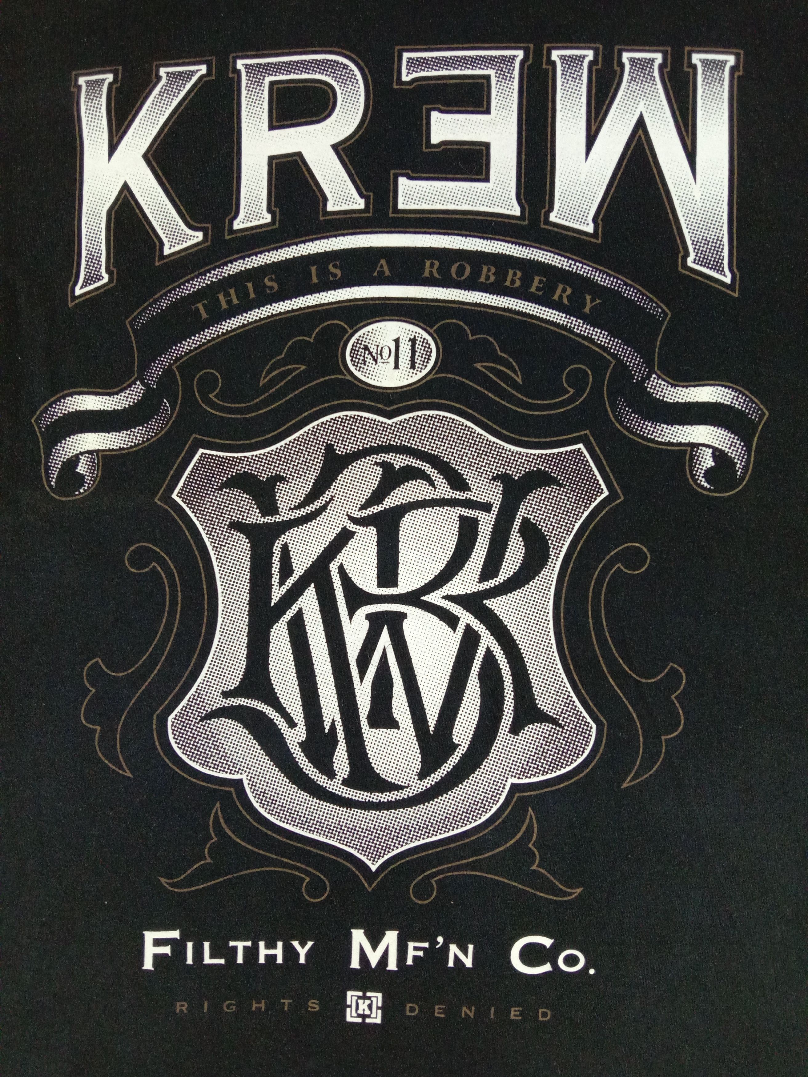 KREW Vintage KREW Short Sleeve Big Logo T Shirt Size US L / EU 52-54 / 3 - 2 Thumbnail