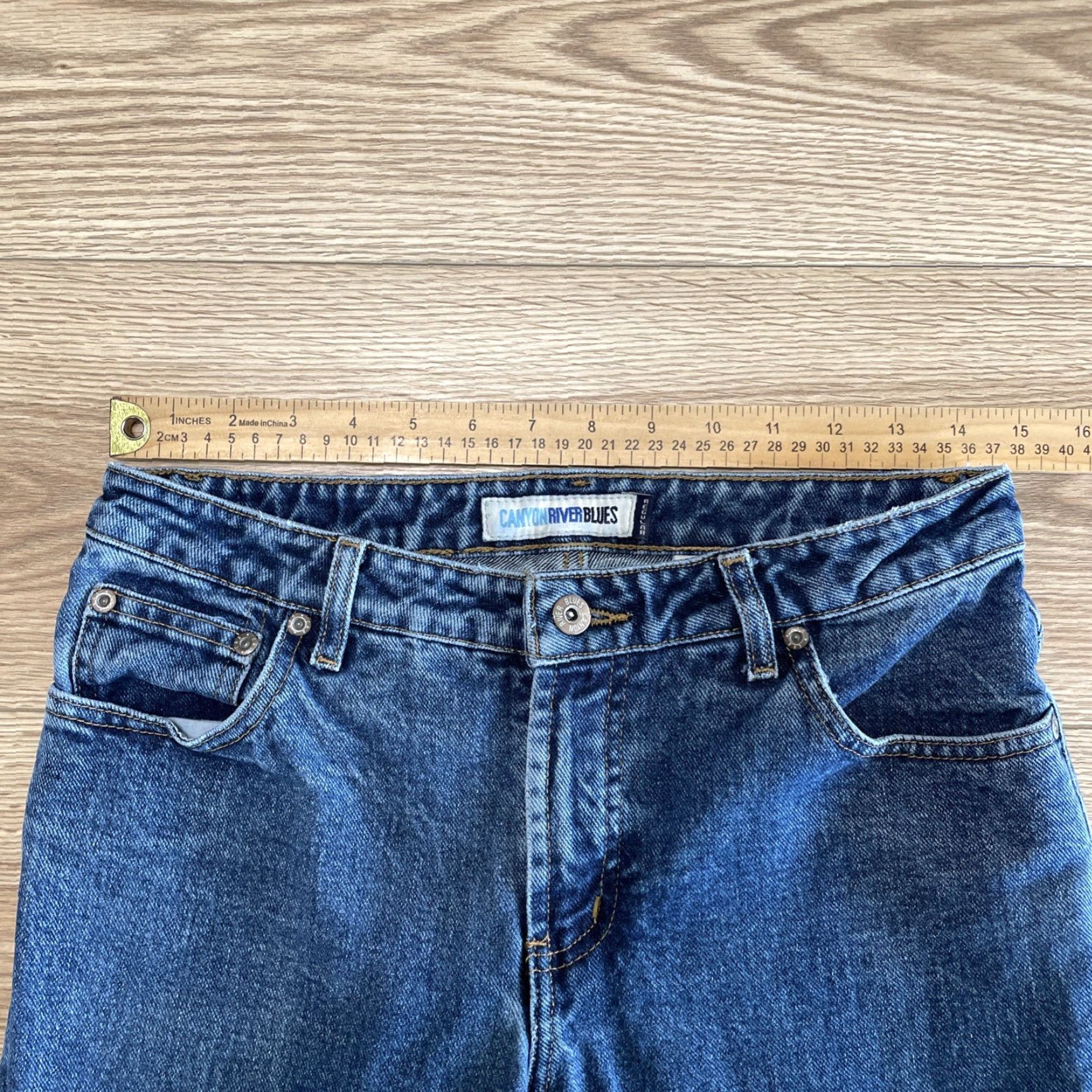 Vintage VINTAGE Canyon River Blues Women's Jeans Flared Denim Size 5 Mid Rise Blue Size 27" / US 4 / IT 40 - 3 Thumbnail