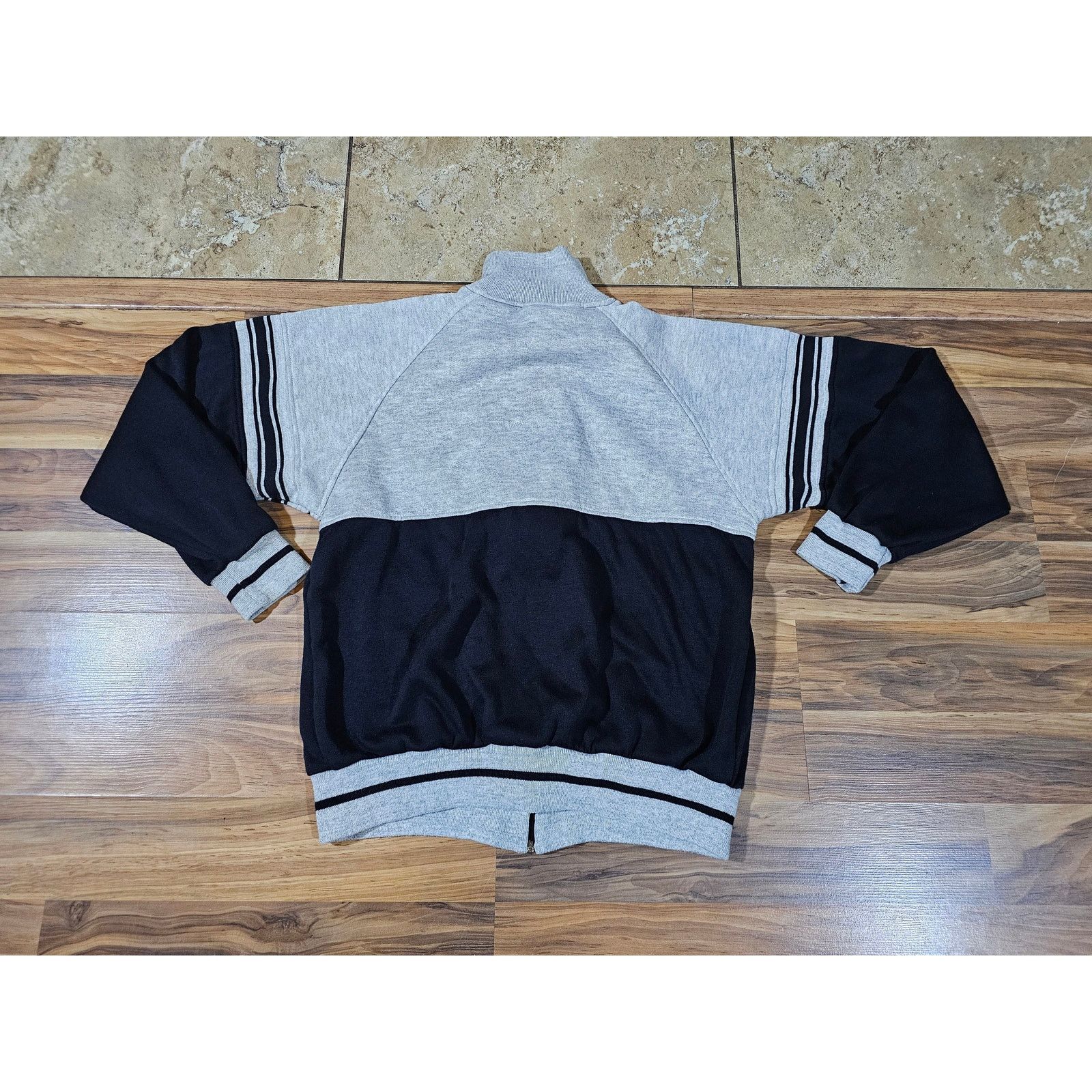 Other J Blair Sweatshirt Style Track Jacket Black Gray Sz M-L 90s Size US L / EU 52-54 / 3 - 2 Thumbnail