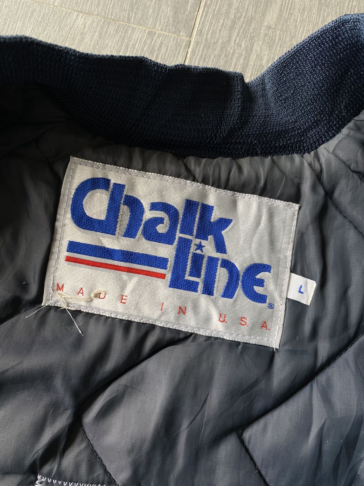 Chalk Line × New York Yankees × Vintage Rare Vintage 90’s Chalk Line NY Yankees Satin Bomber Jacket Size US L / EU 52-54 / 3 - 8 Thumbnail