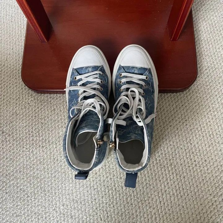 Louis Vuitton Louis Vuitton Stellar Casual Sneakers in Blue -2508 Size US 6.5 / EU 39-40 - 5 Thumbnail