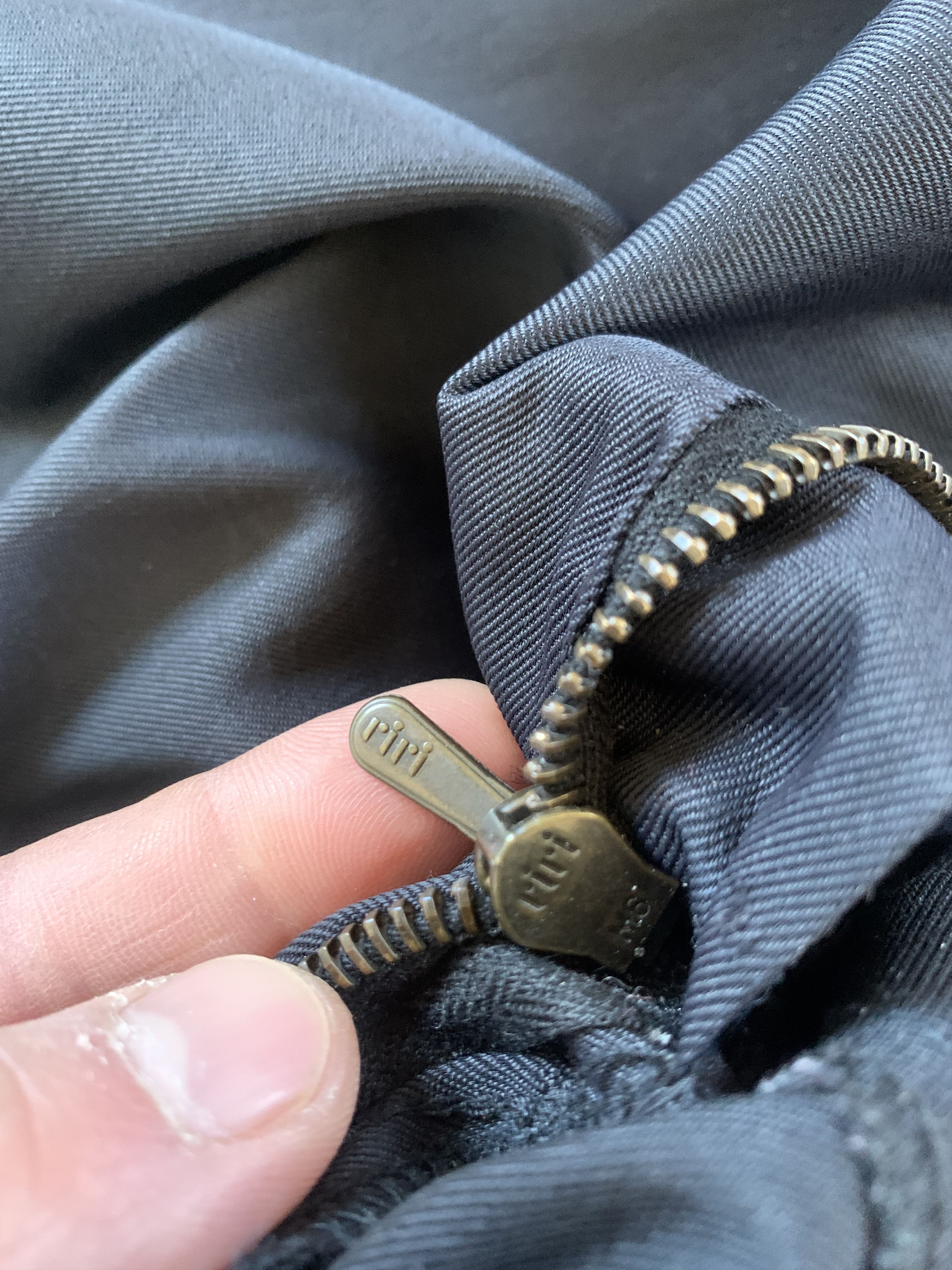 Trussardi Trussardi Womens Vintage Navy Blue Monogram Pants Size 26" / US 2 / IT 38 - 10 Thumbnail