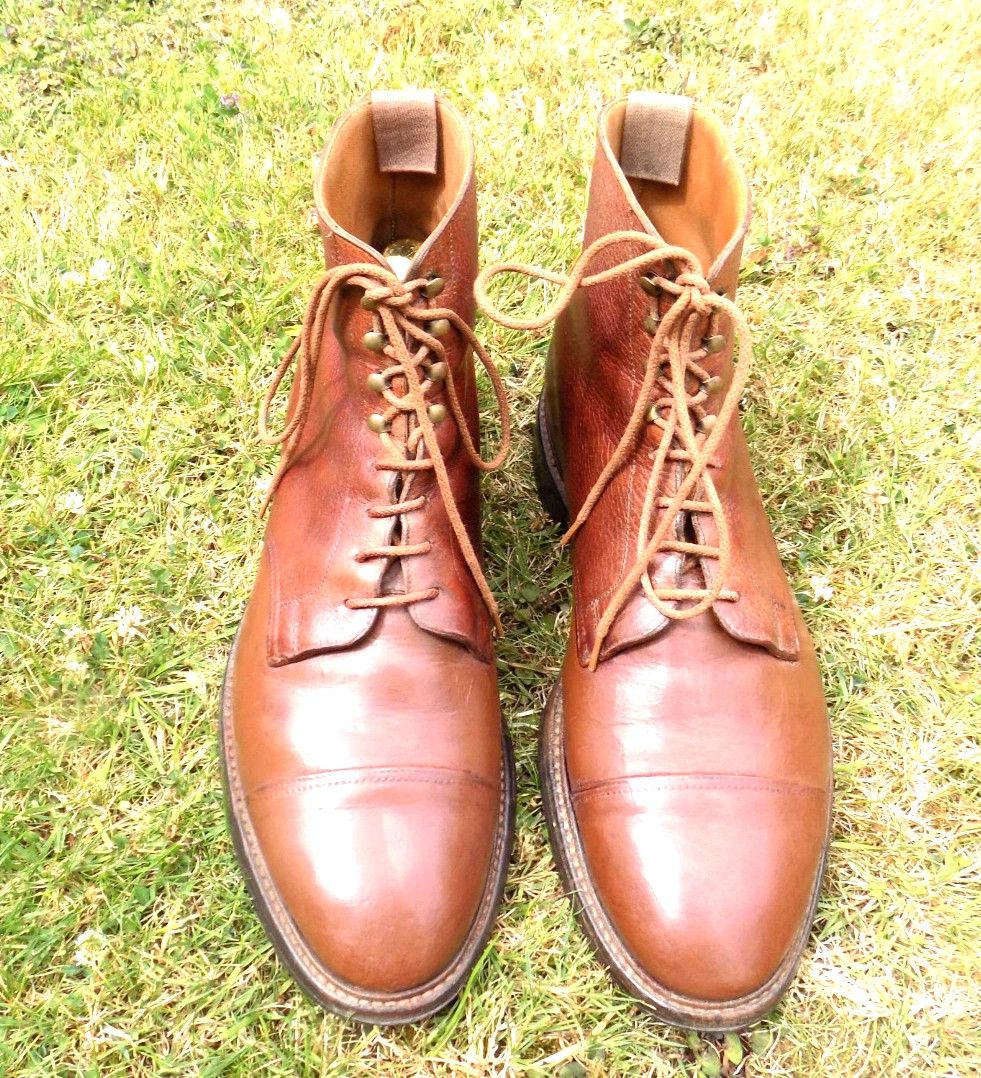 Crockett & Jones Coniston Boots UK 8.5 Tan - Wide Fit